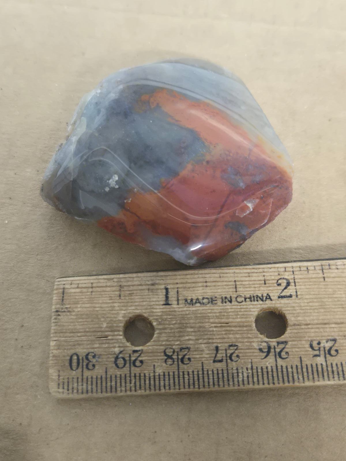 Yellowcat Red Agate specimen