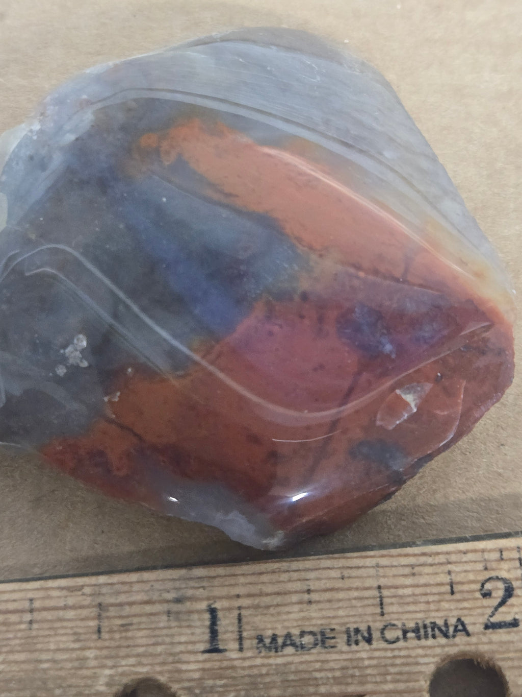 Yellowcat Red Agate specimen