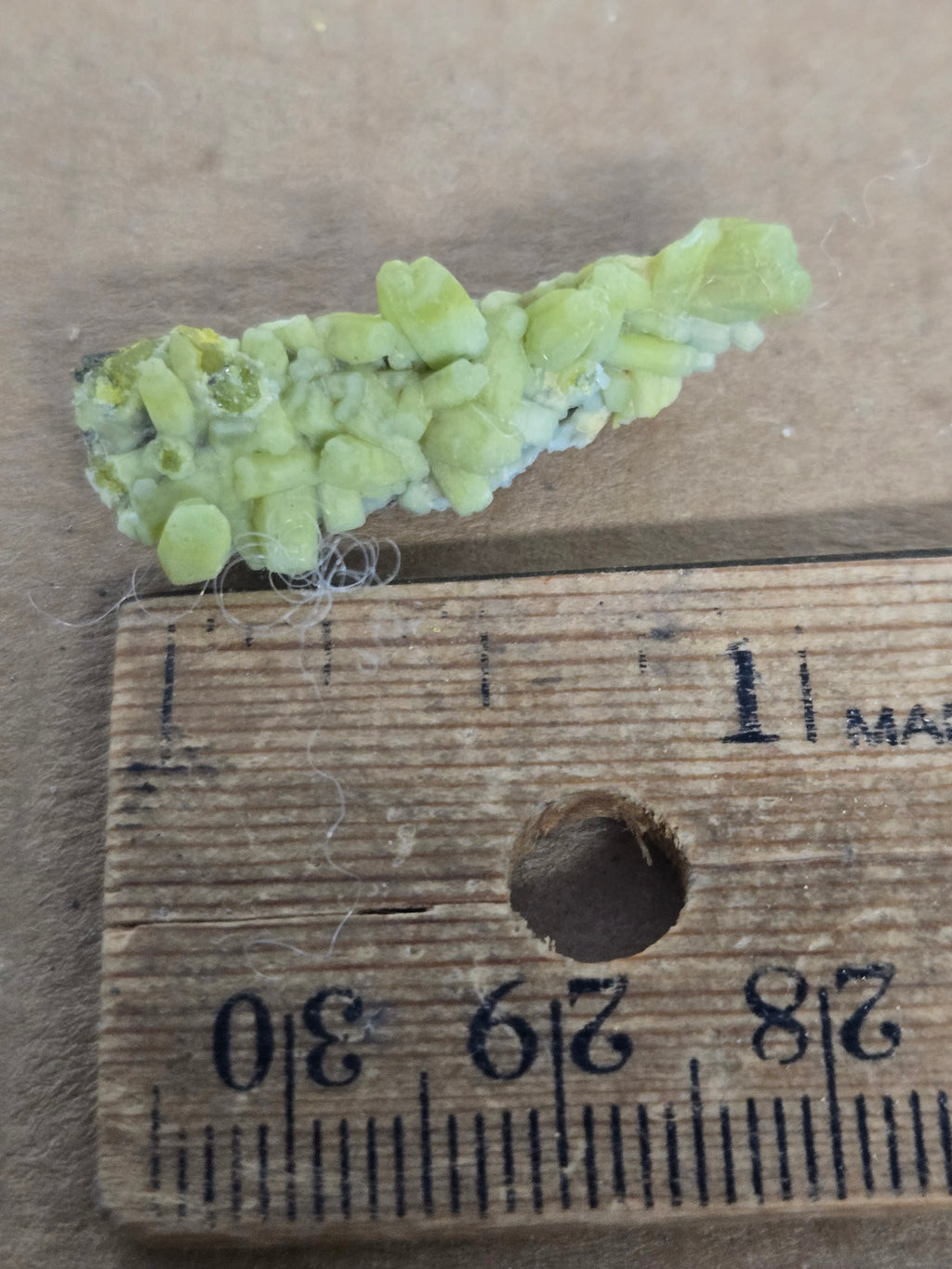 Plumbogummite with pyromorphite