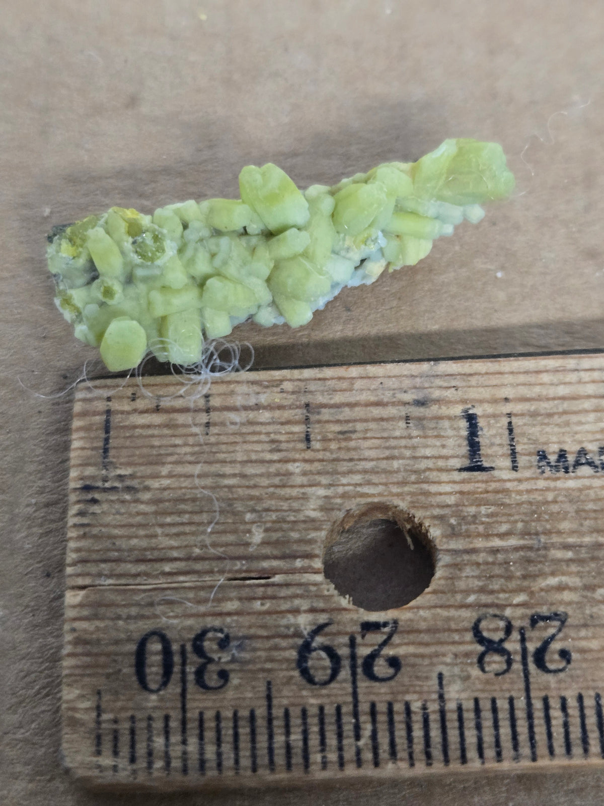 Plumbogummite with pyromorphite