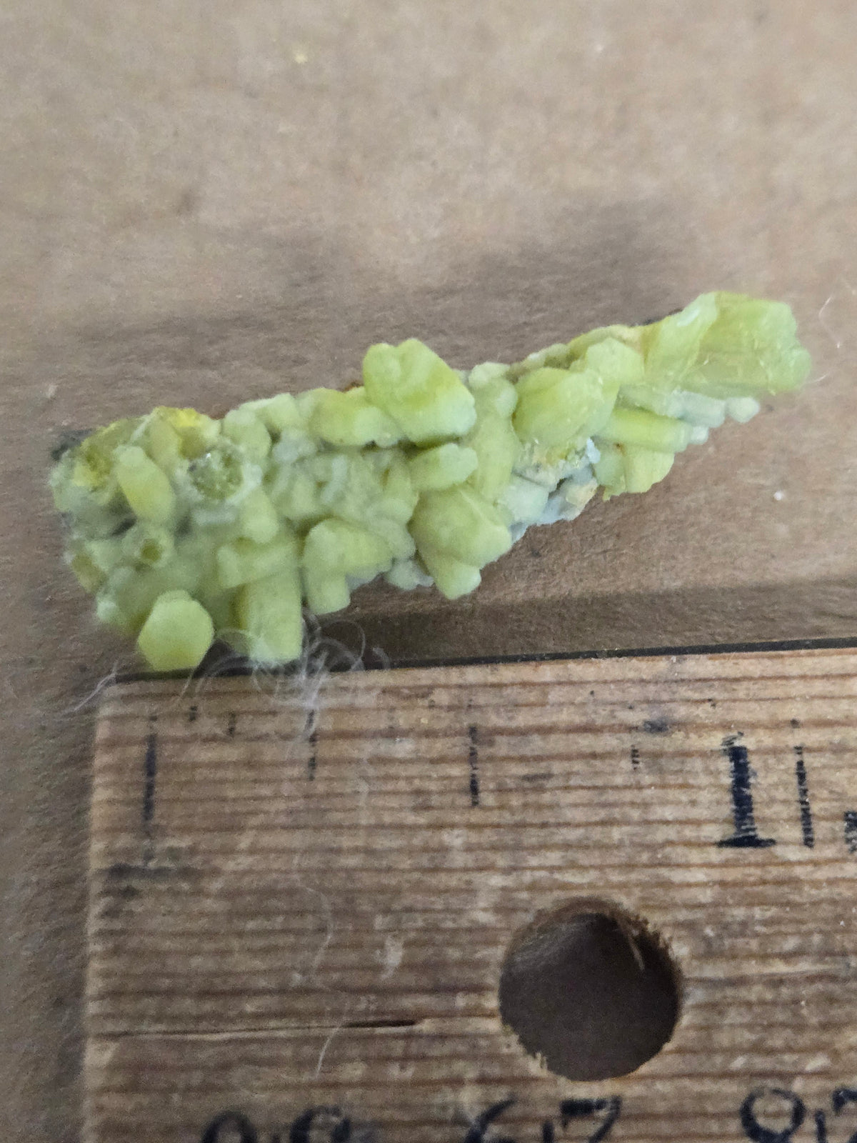 Plumbogummite with pyromorphite