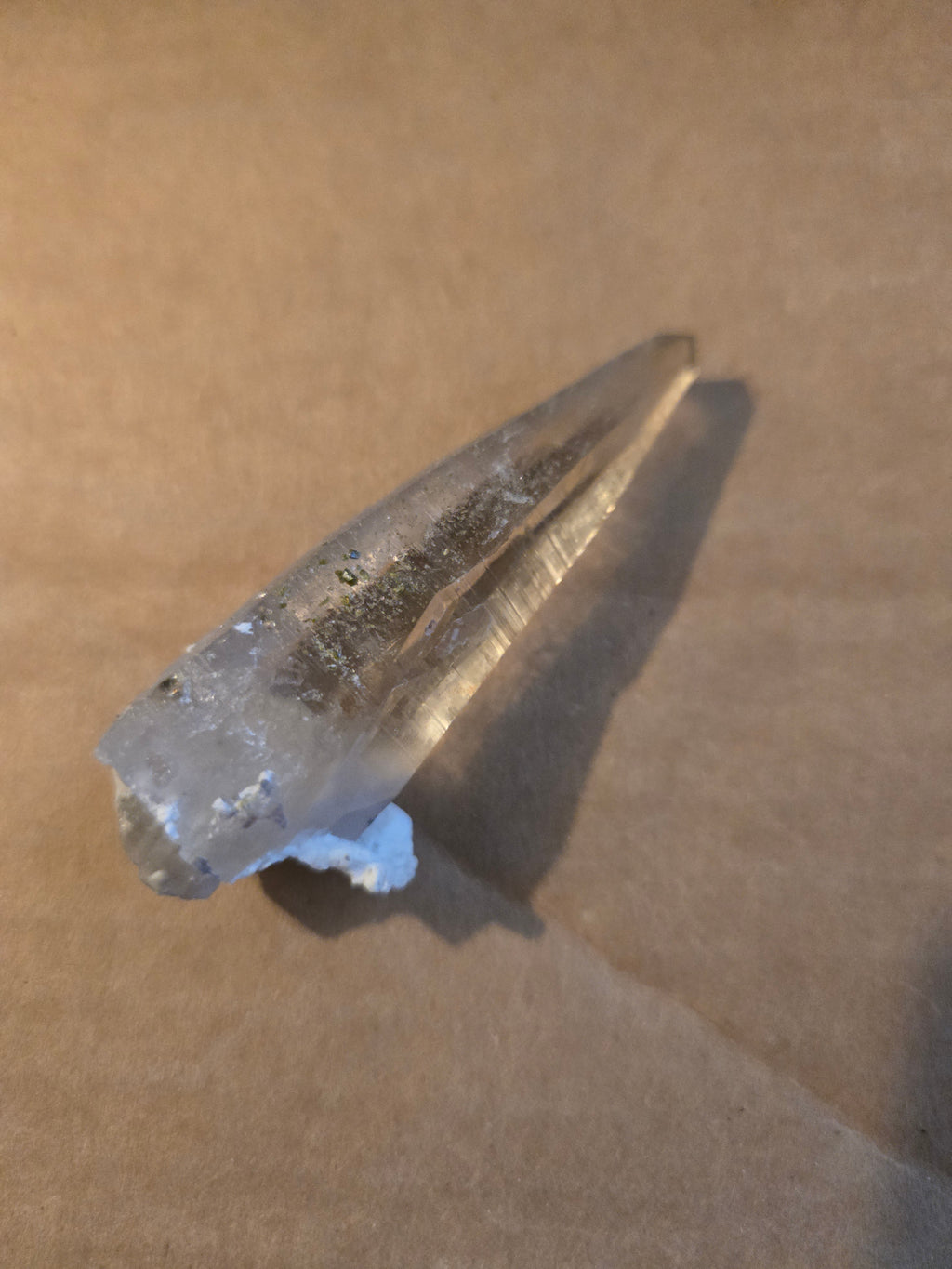 Smoky quartz crystal