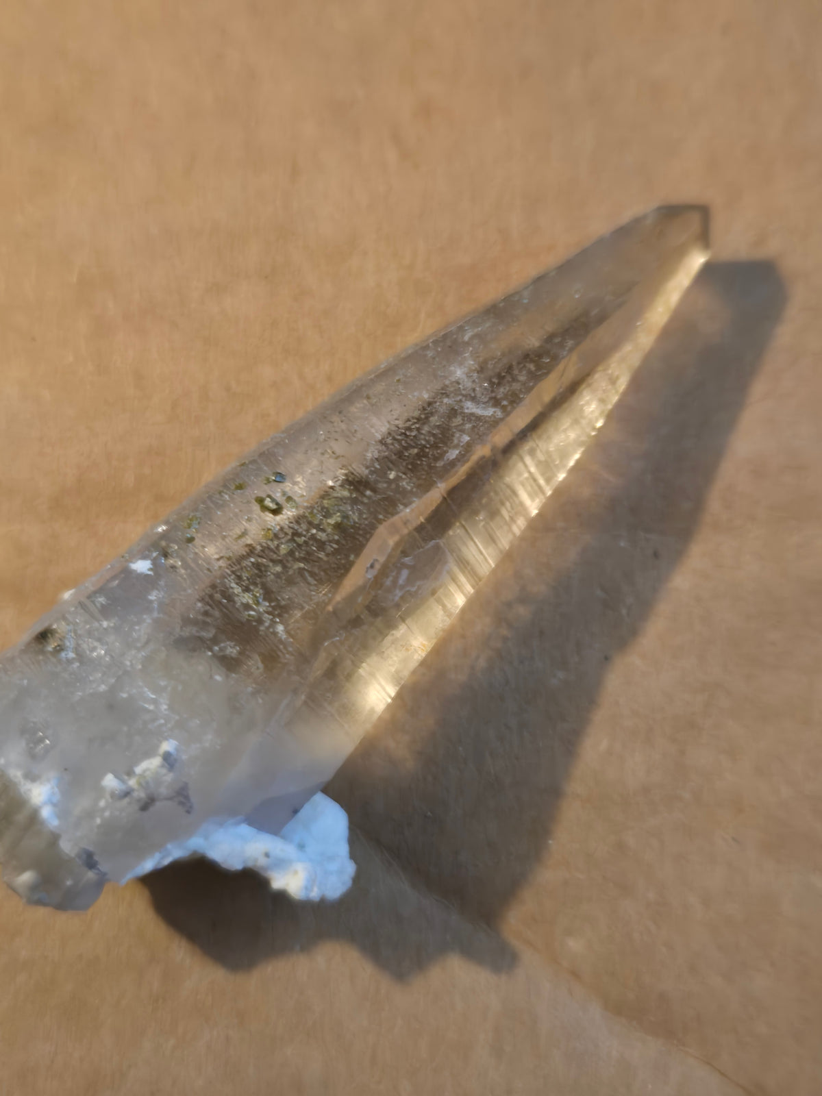 Smoky quartz crystal