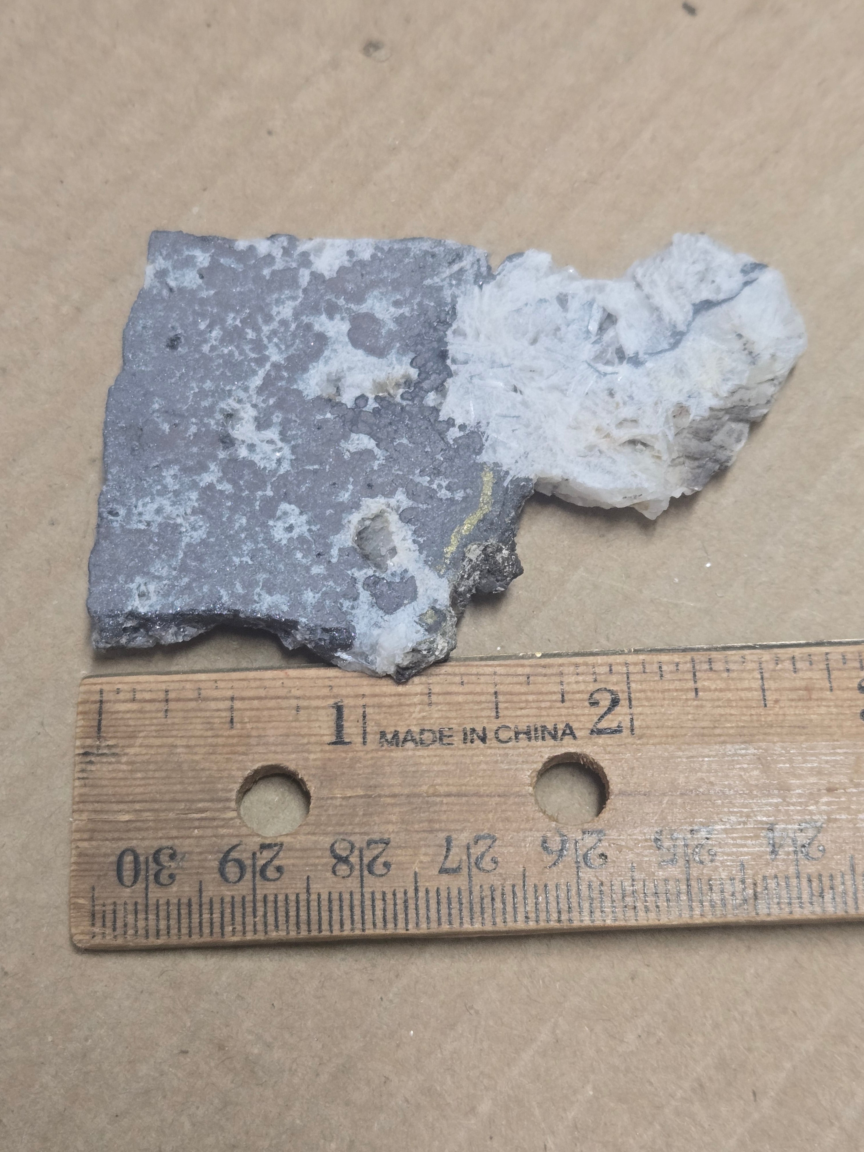 Acanthite with Native Silver - Adam's Minerals LLC