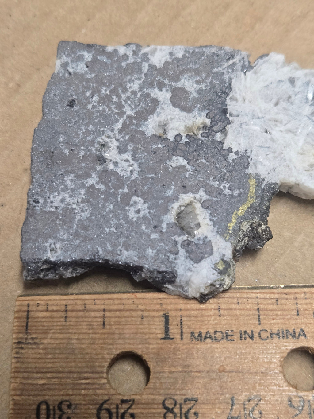 Acanthite with Native Silver - Adam's Minerals LLC