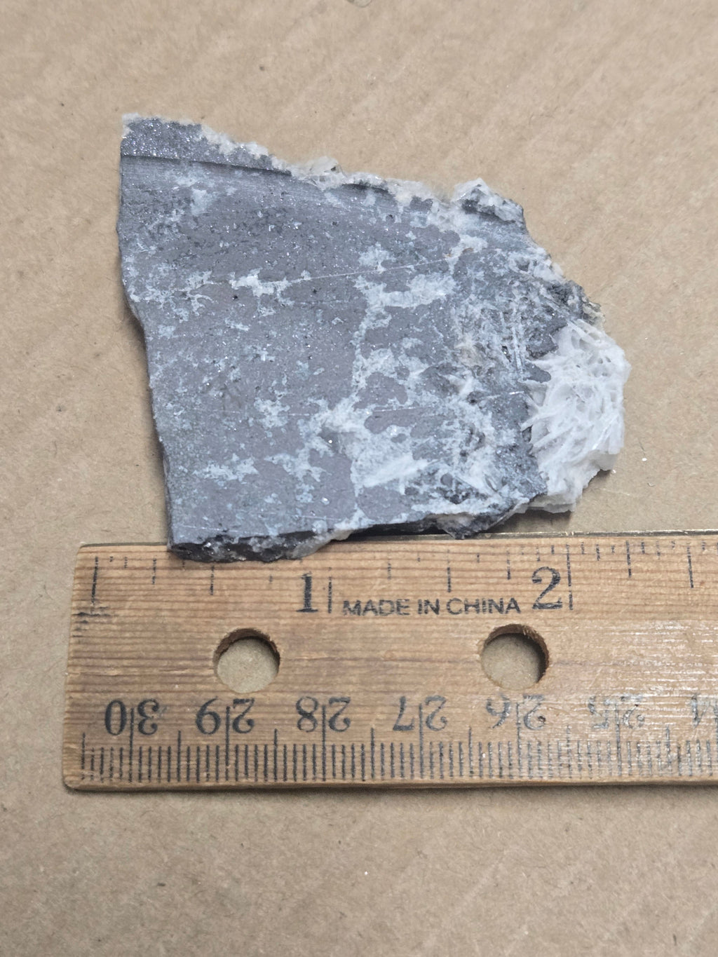 Acanthite with silver - Adam's Minerals LLC