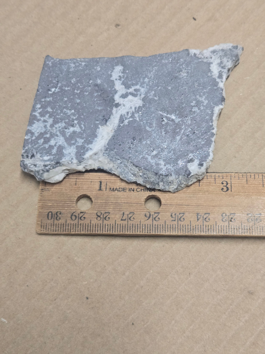 Acanthite with silver