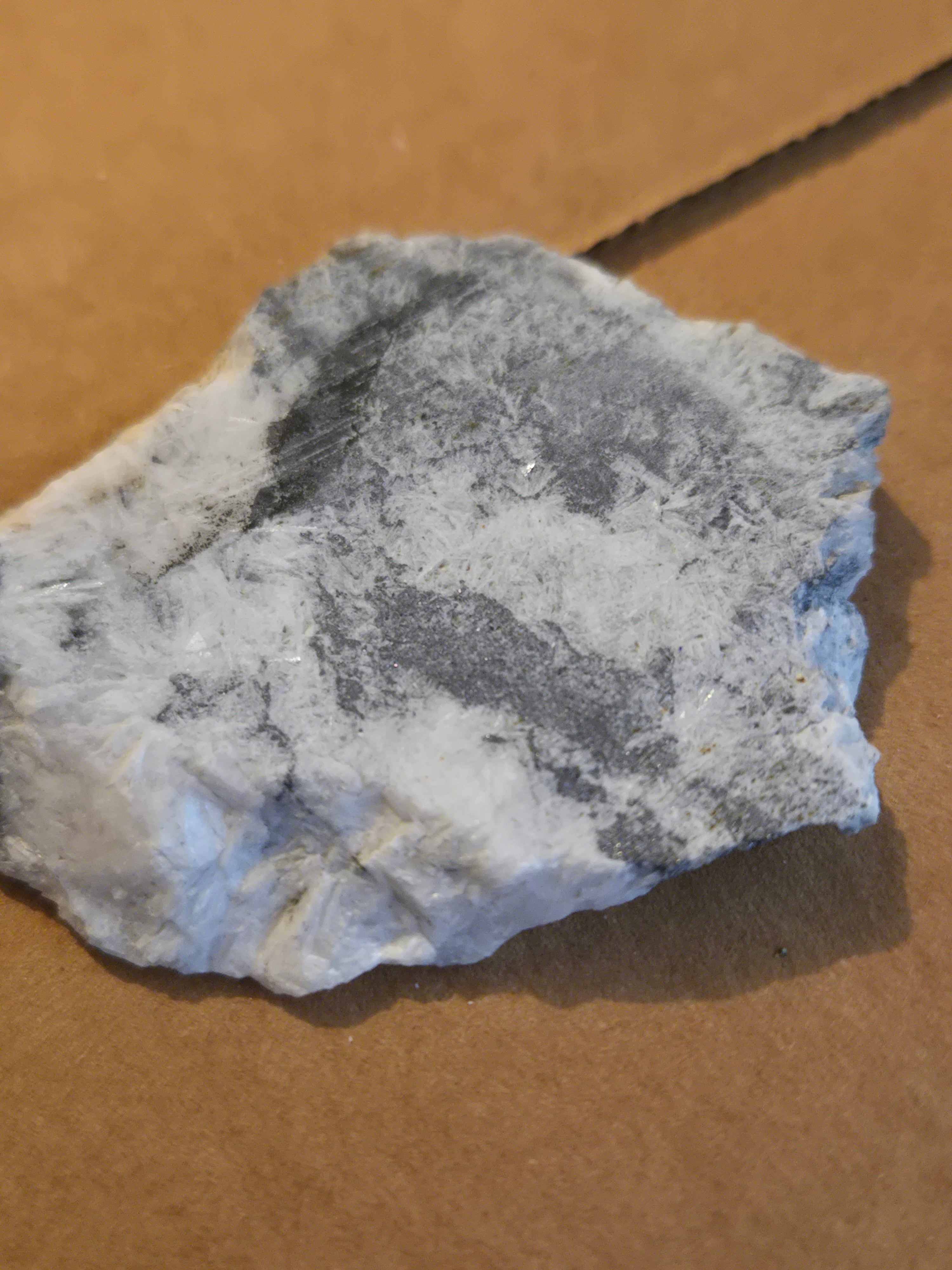 Acanthite with silver
