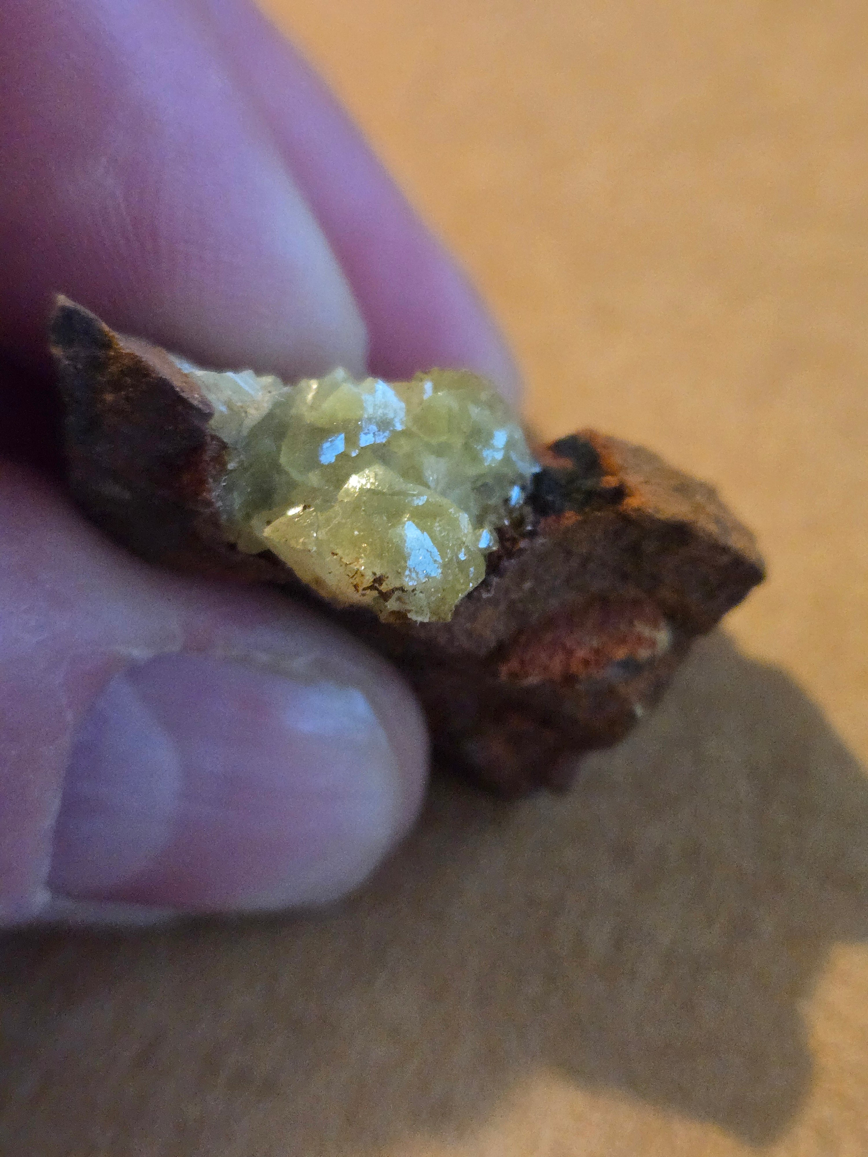 Adamite specimen