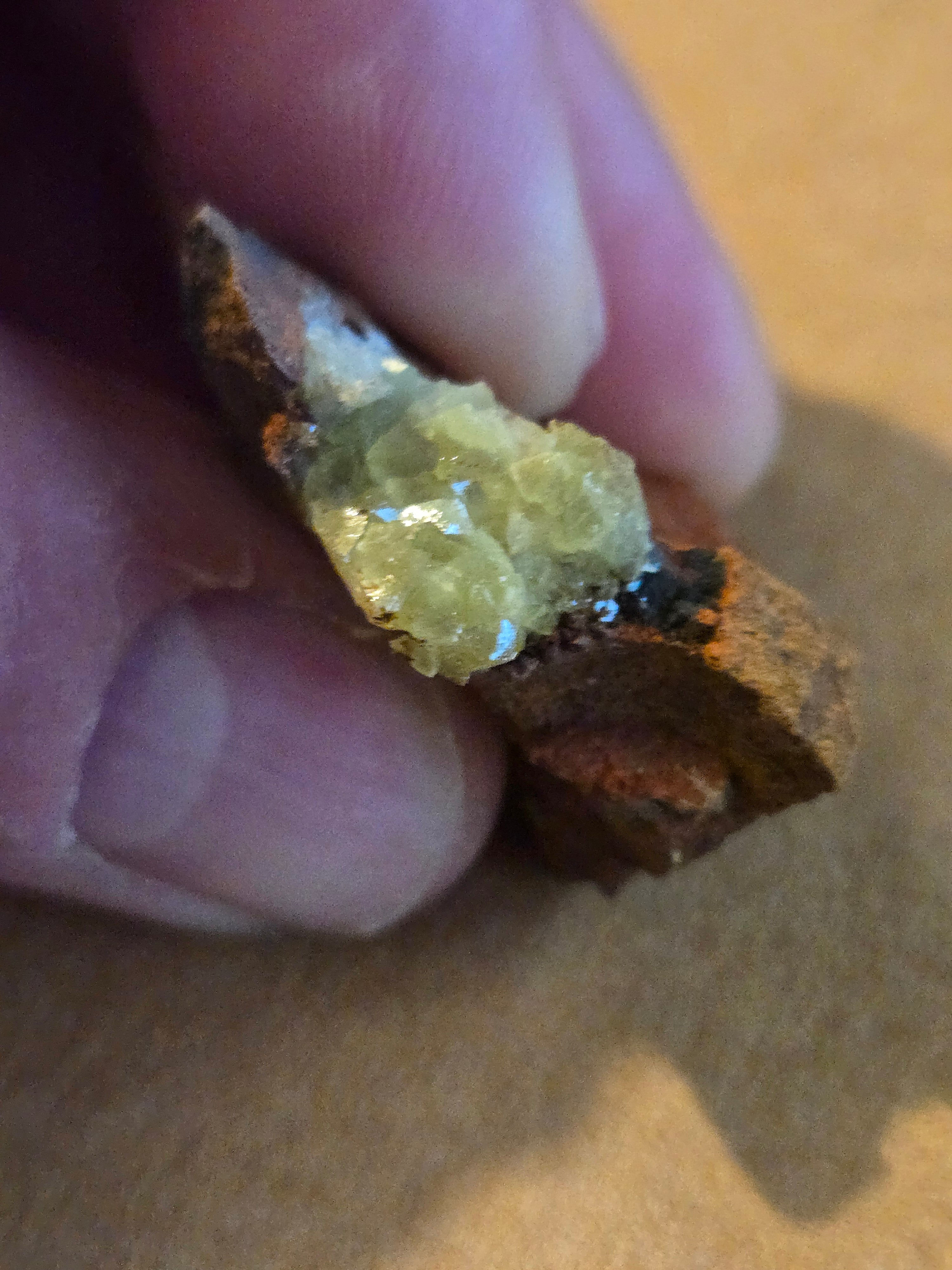 Adamite specimen
