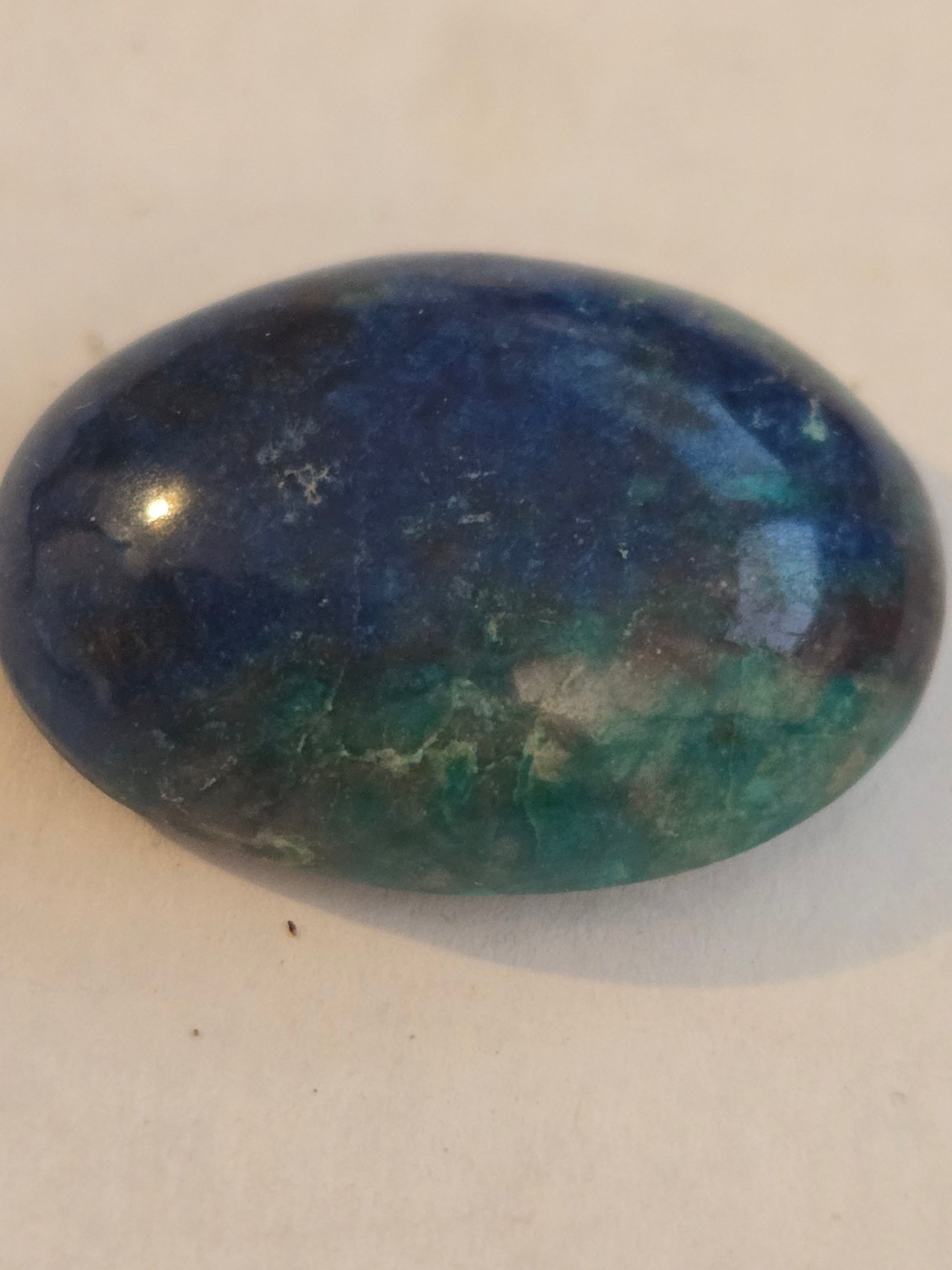Ajoite Shattuckite Cabochon