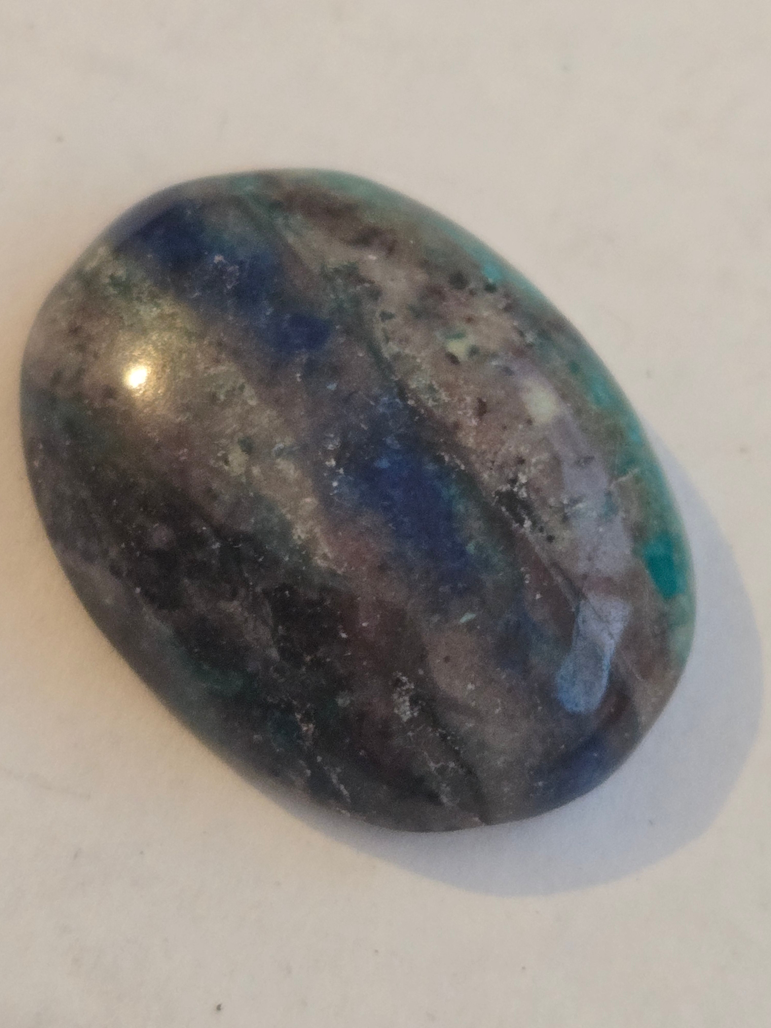 Ajoite Shattuckite Cabochon