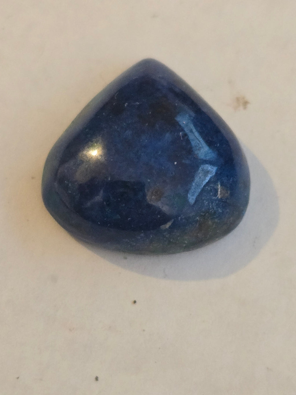 Ajoite Shattuckite Pear Cabochon