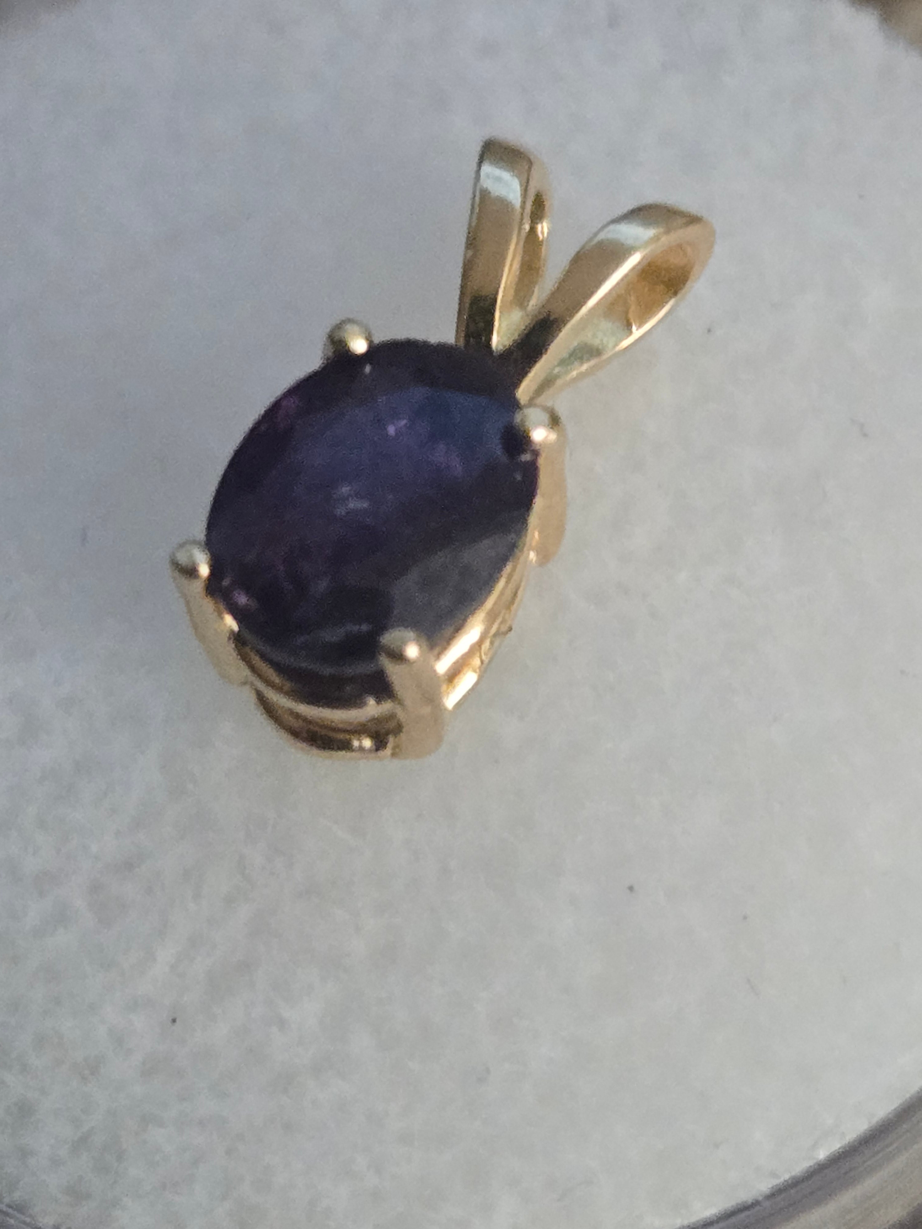 Alexandrite pendant