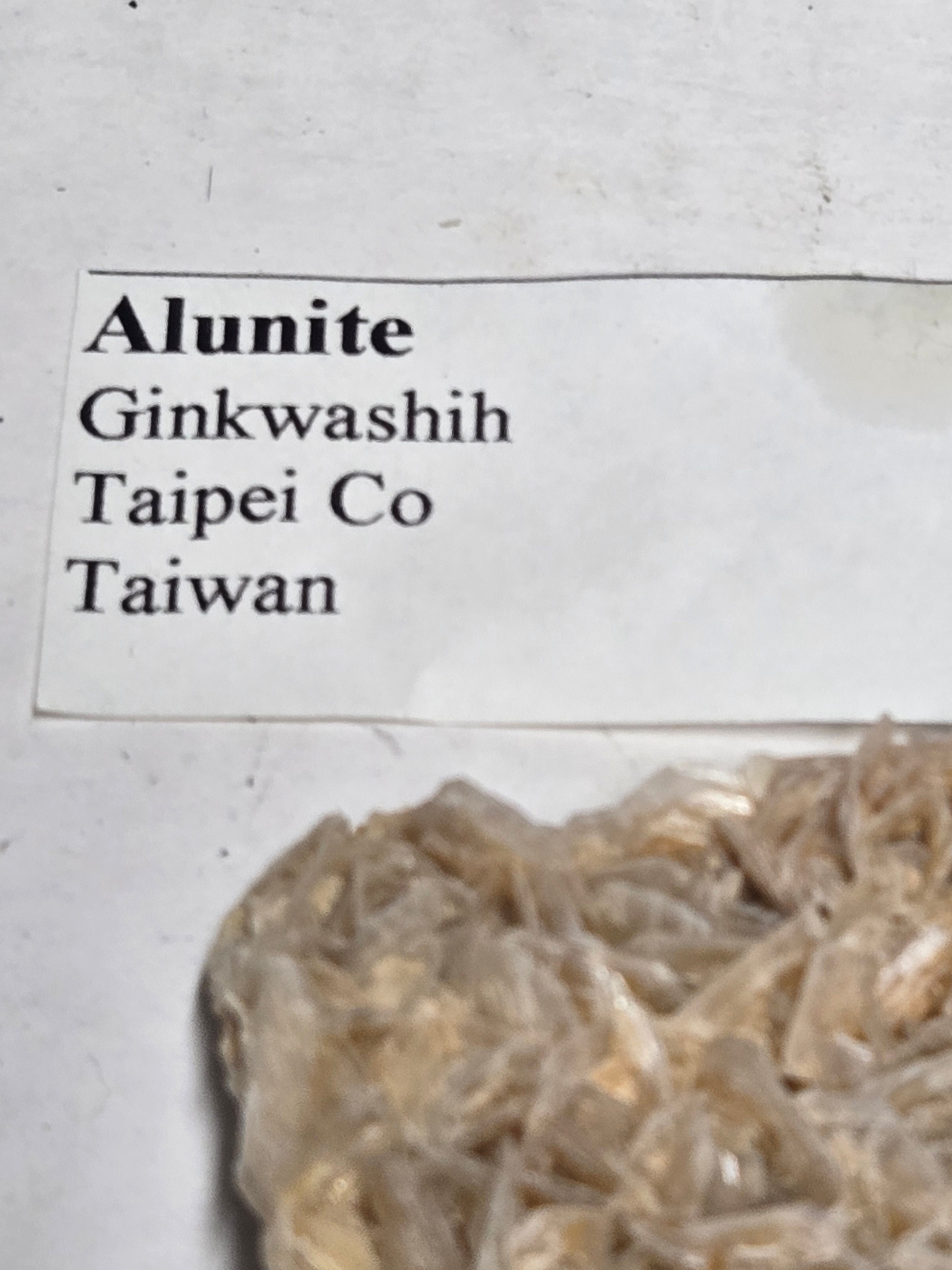 Alunite specimen (crystals)