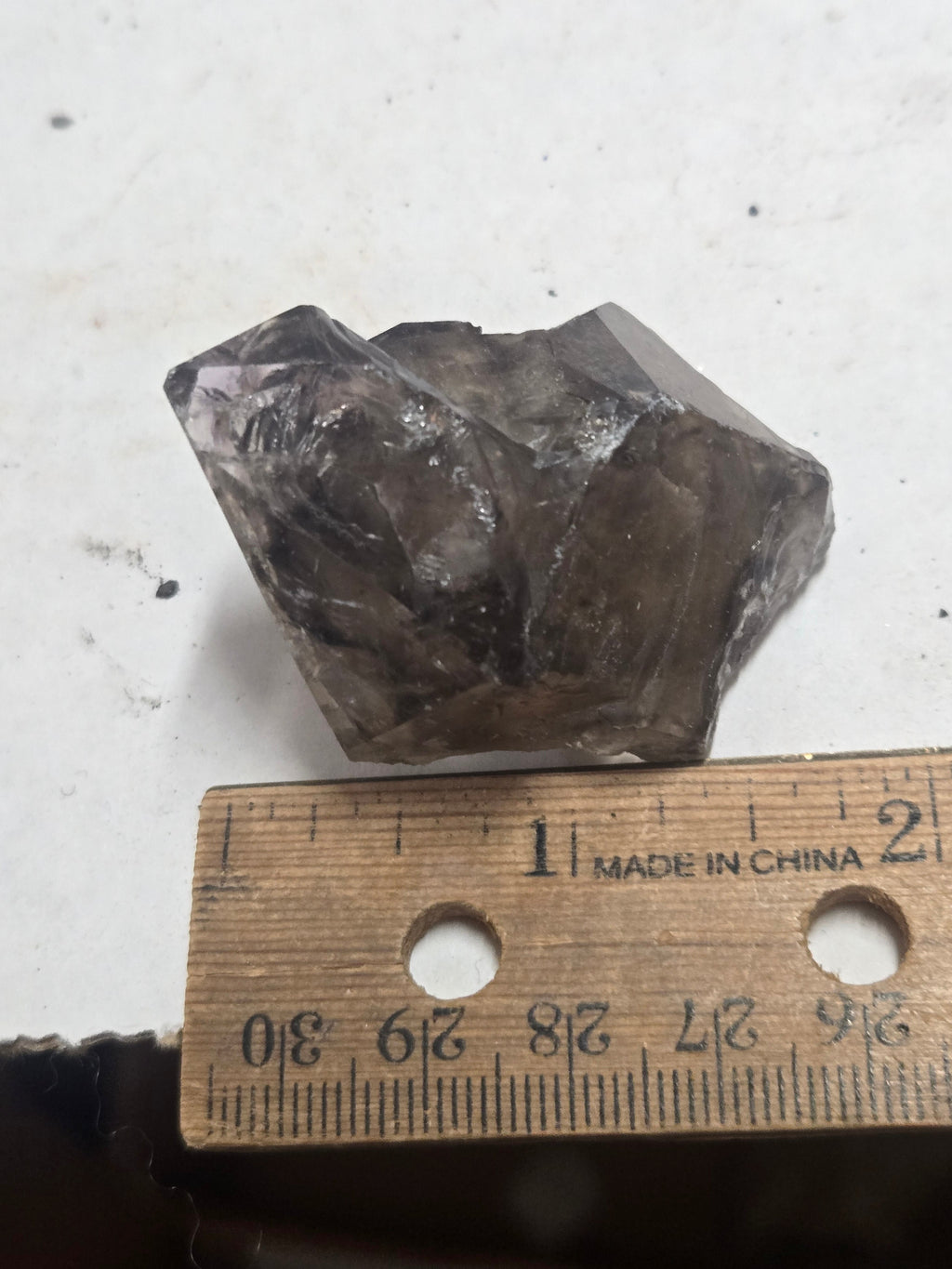 Amethyst half smoky