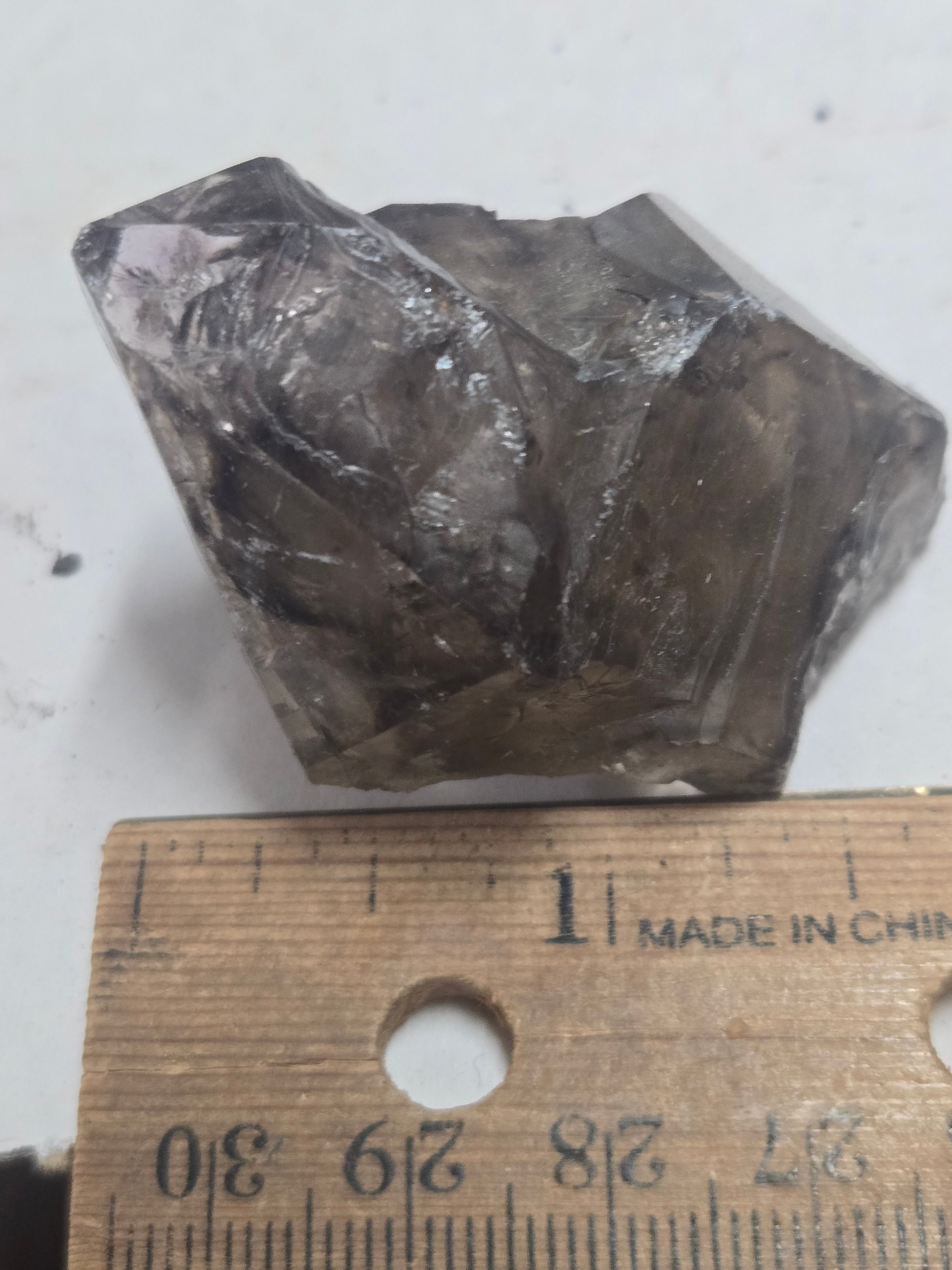 Amethyst half smoky