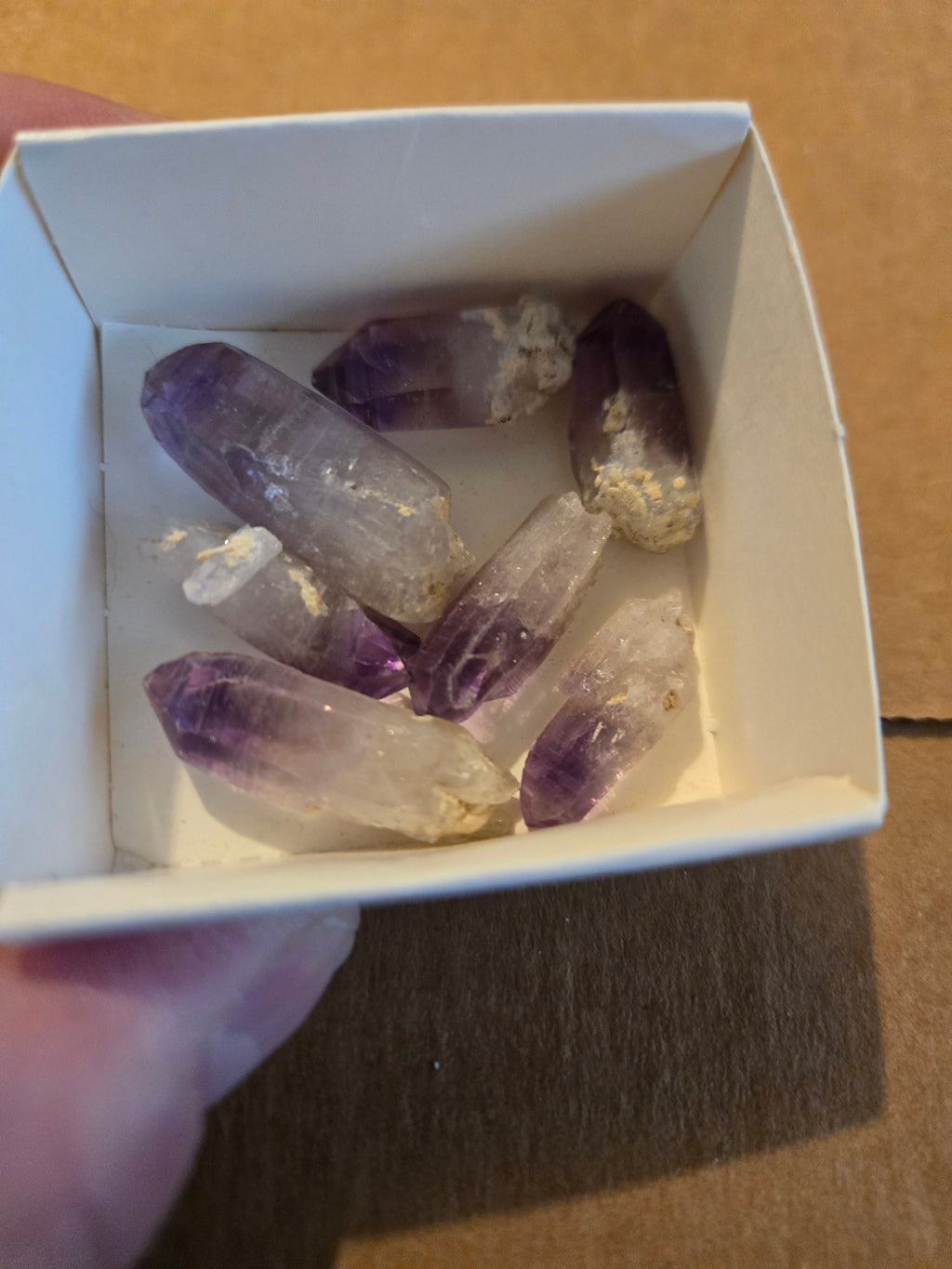 Amethyst specimen lot