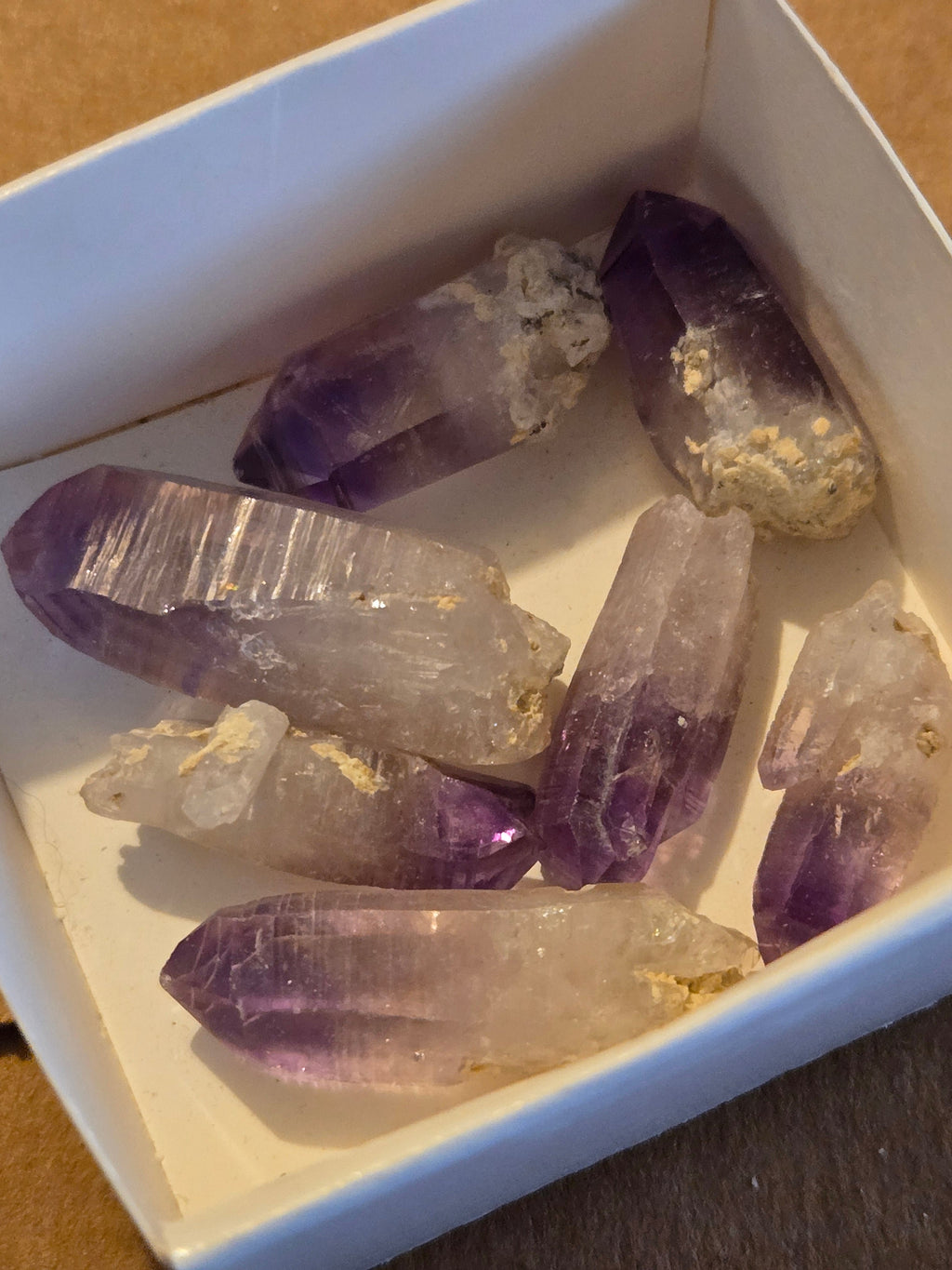 Amethyst specimen lot