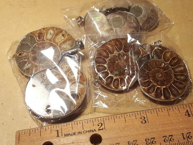 Ammonite Pendant - Adam's Minerals LLC