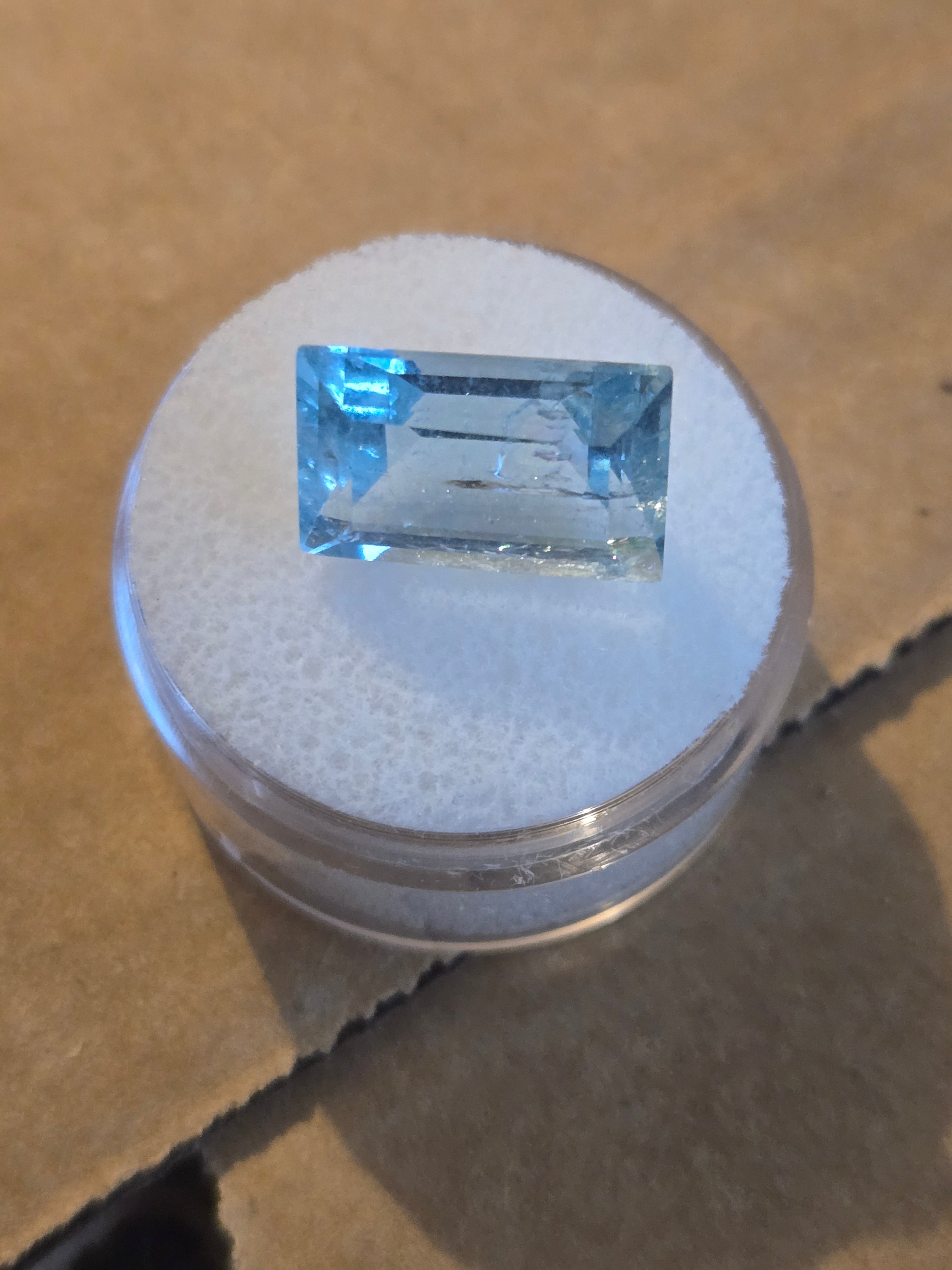 Antero Aquamarine facet