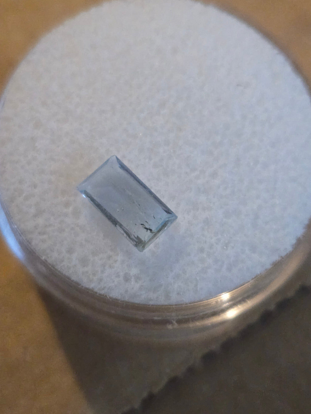 Antero aquamarine facet