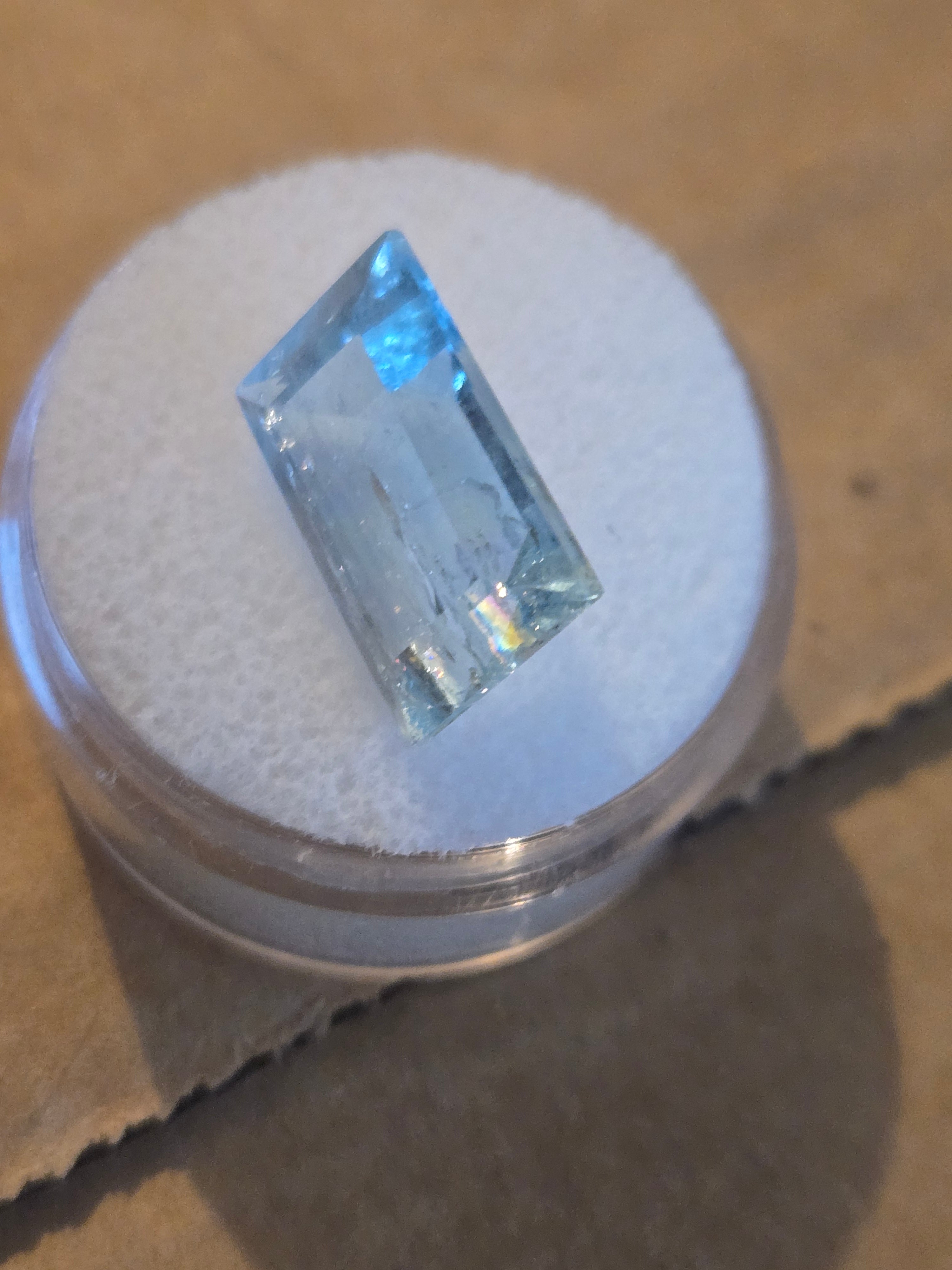 Antero Aquamarine facet