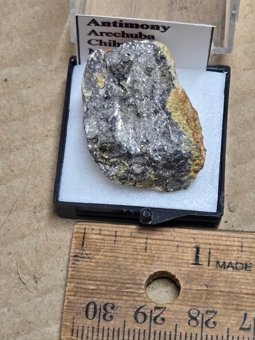 Antimony var native