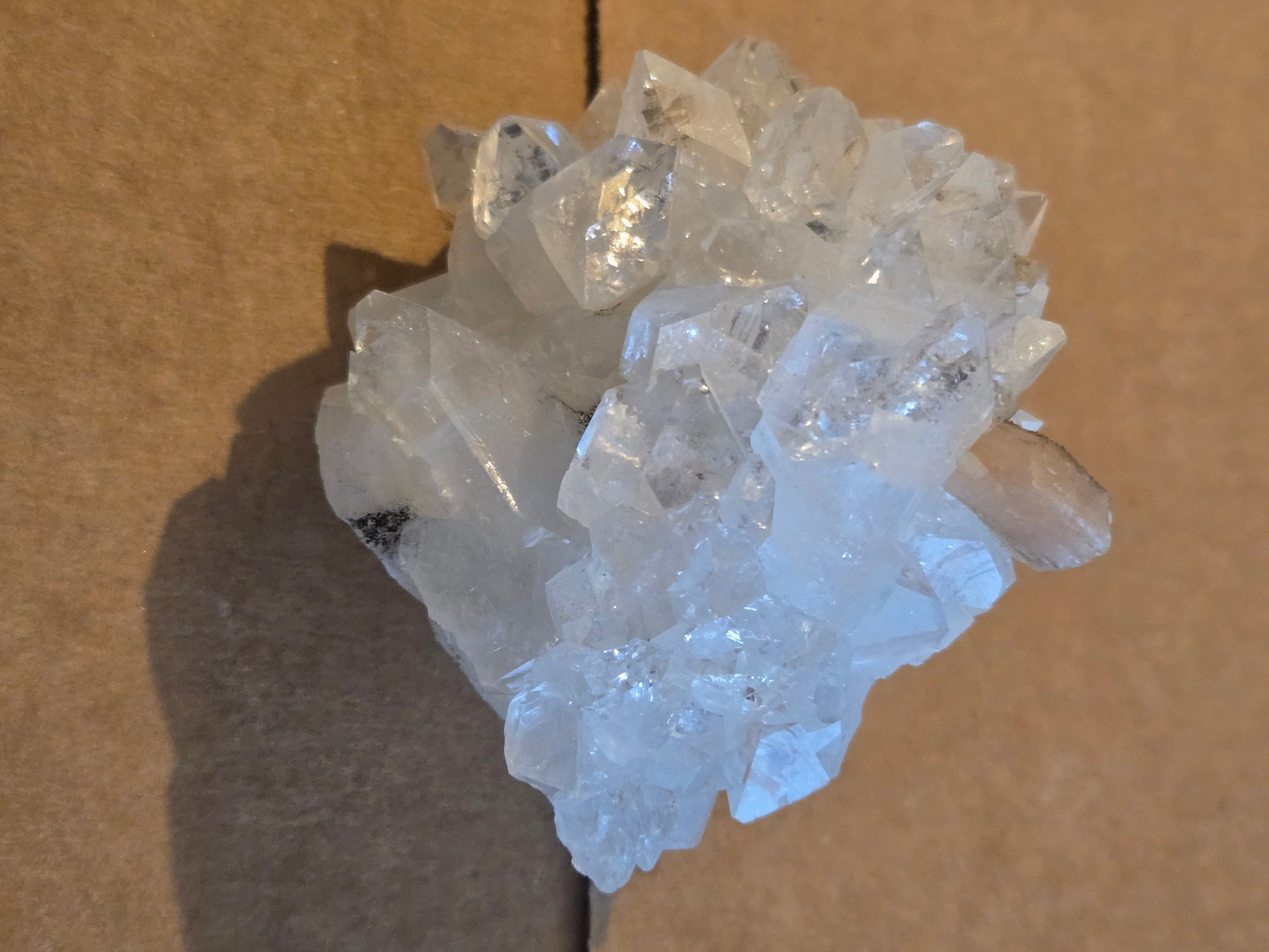 Apophyllite cluster