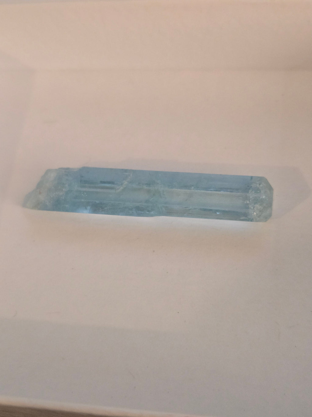 Aquamarine gem crystal