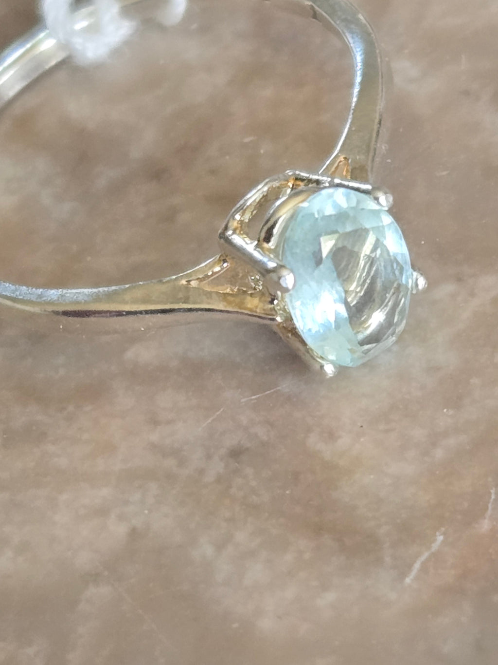 Aquamarine ring