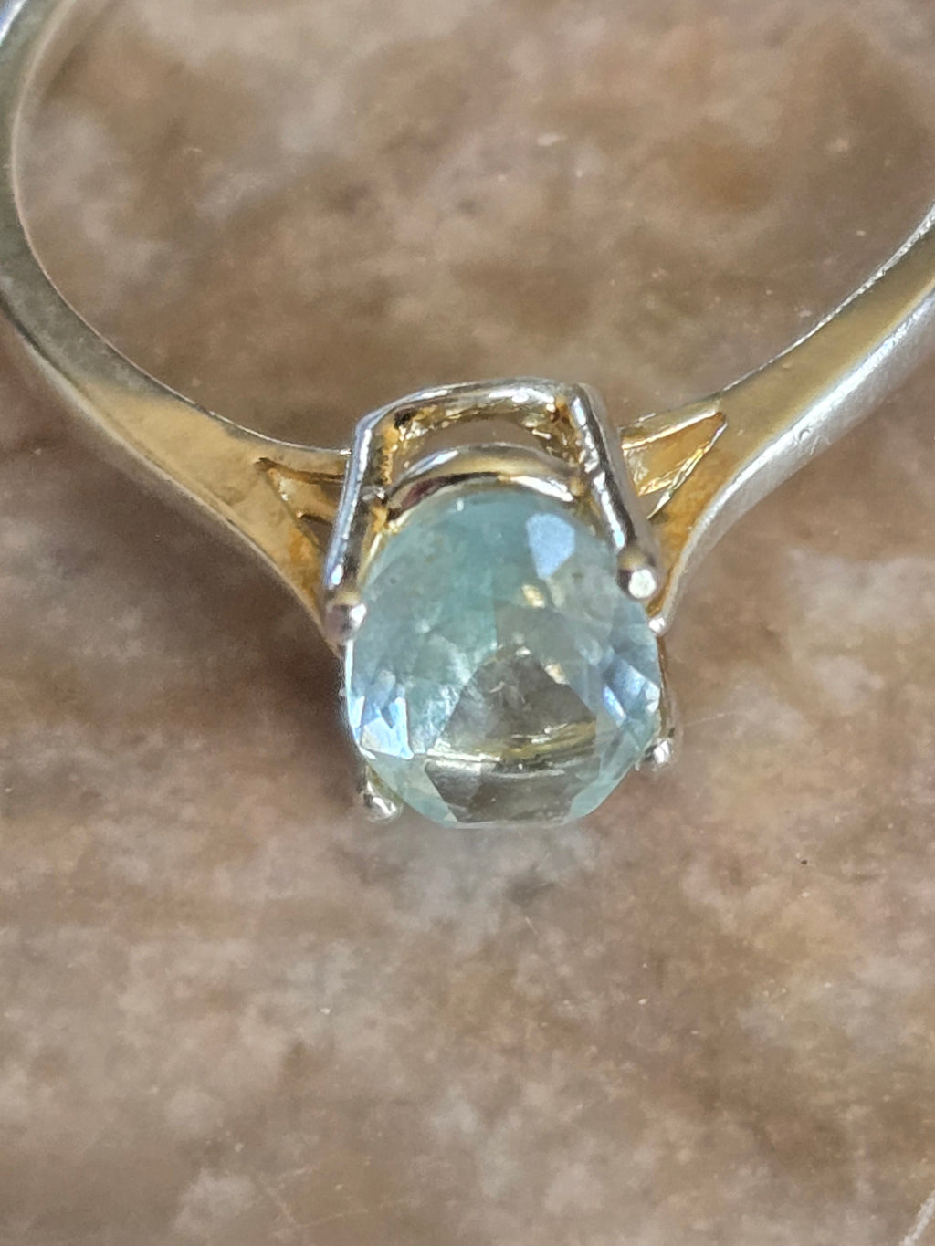 Aquamarine ring