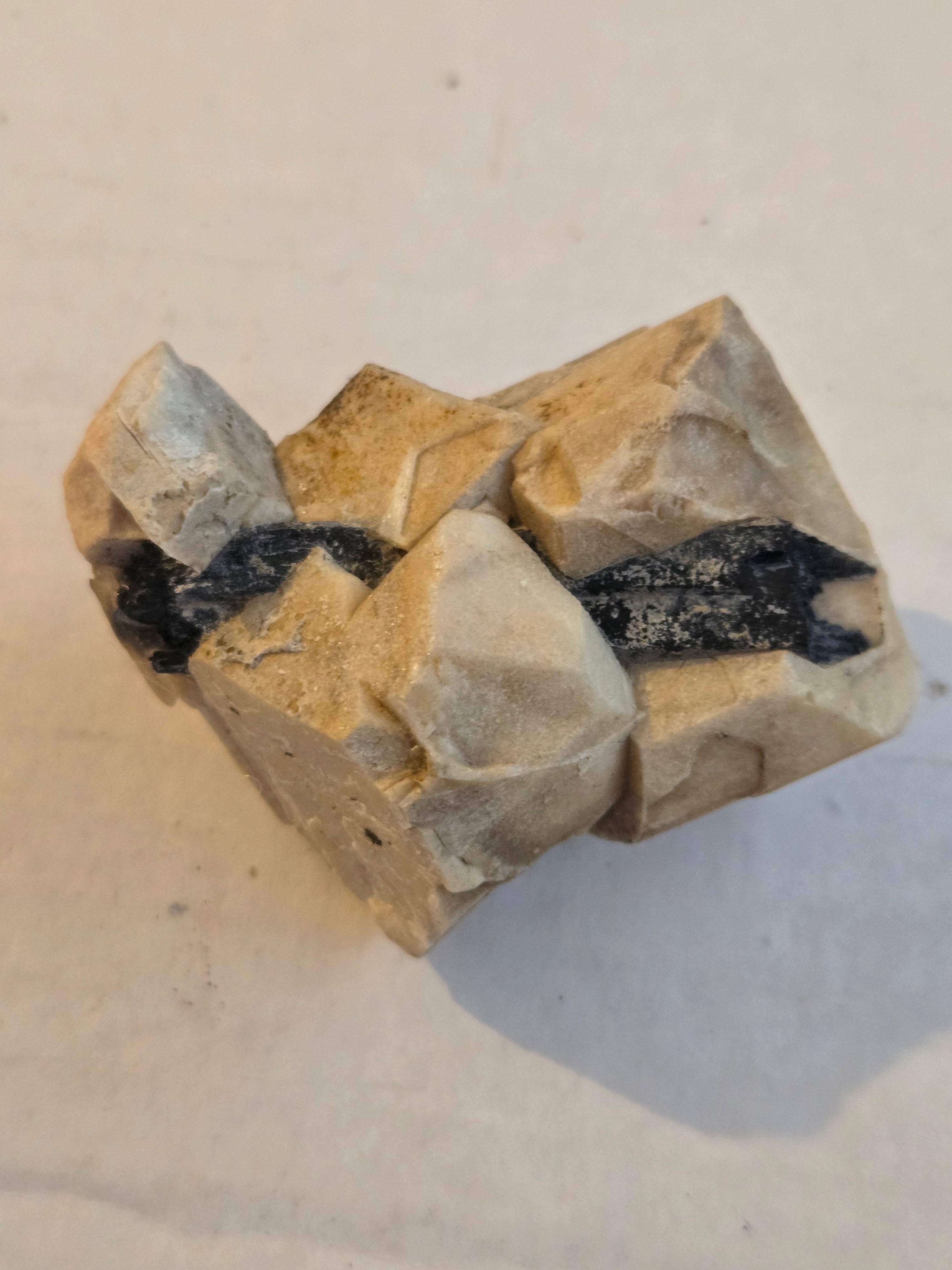 Arfvedsonite on microcline