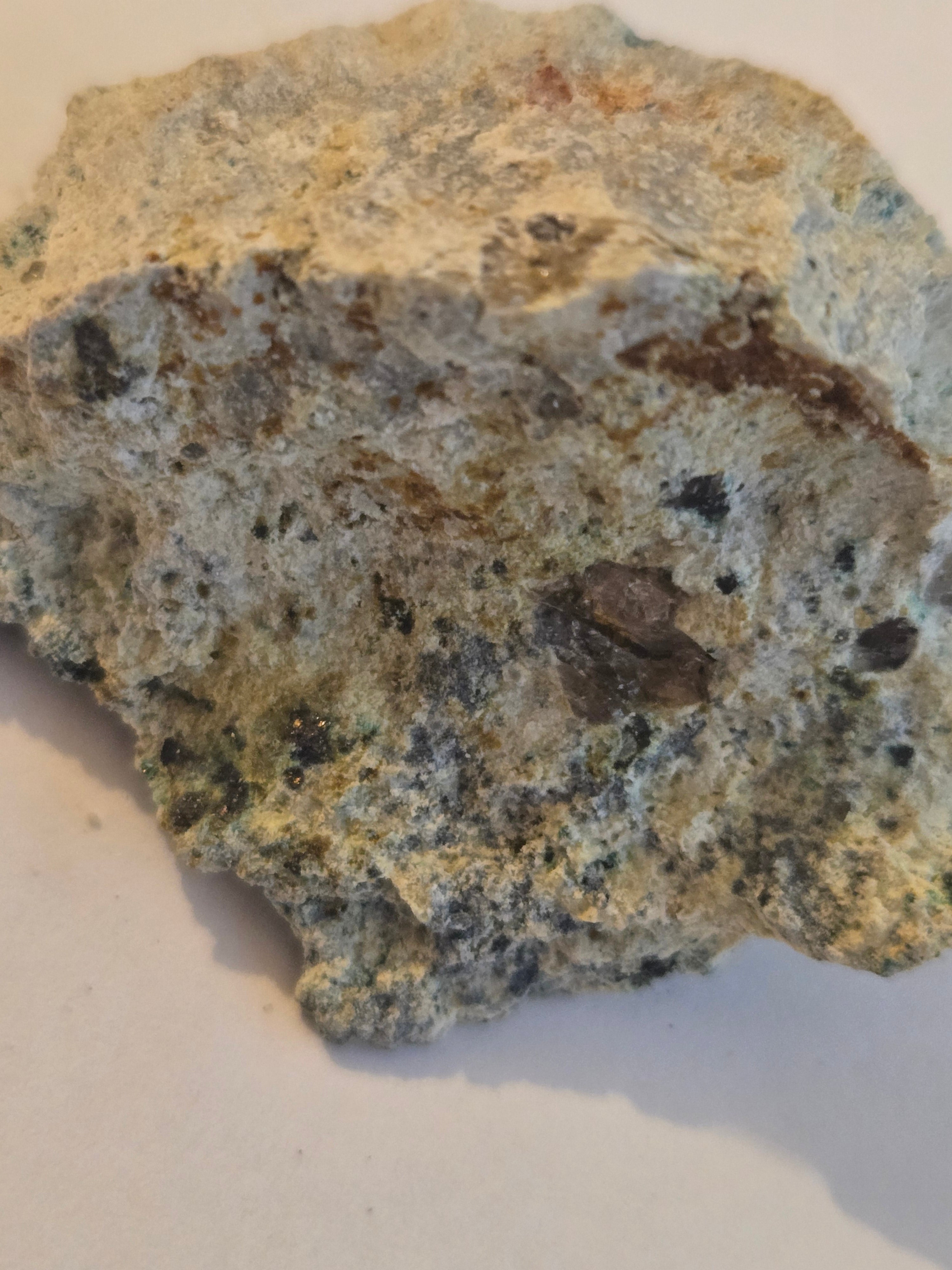 Arthurite w pharmacosiderite