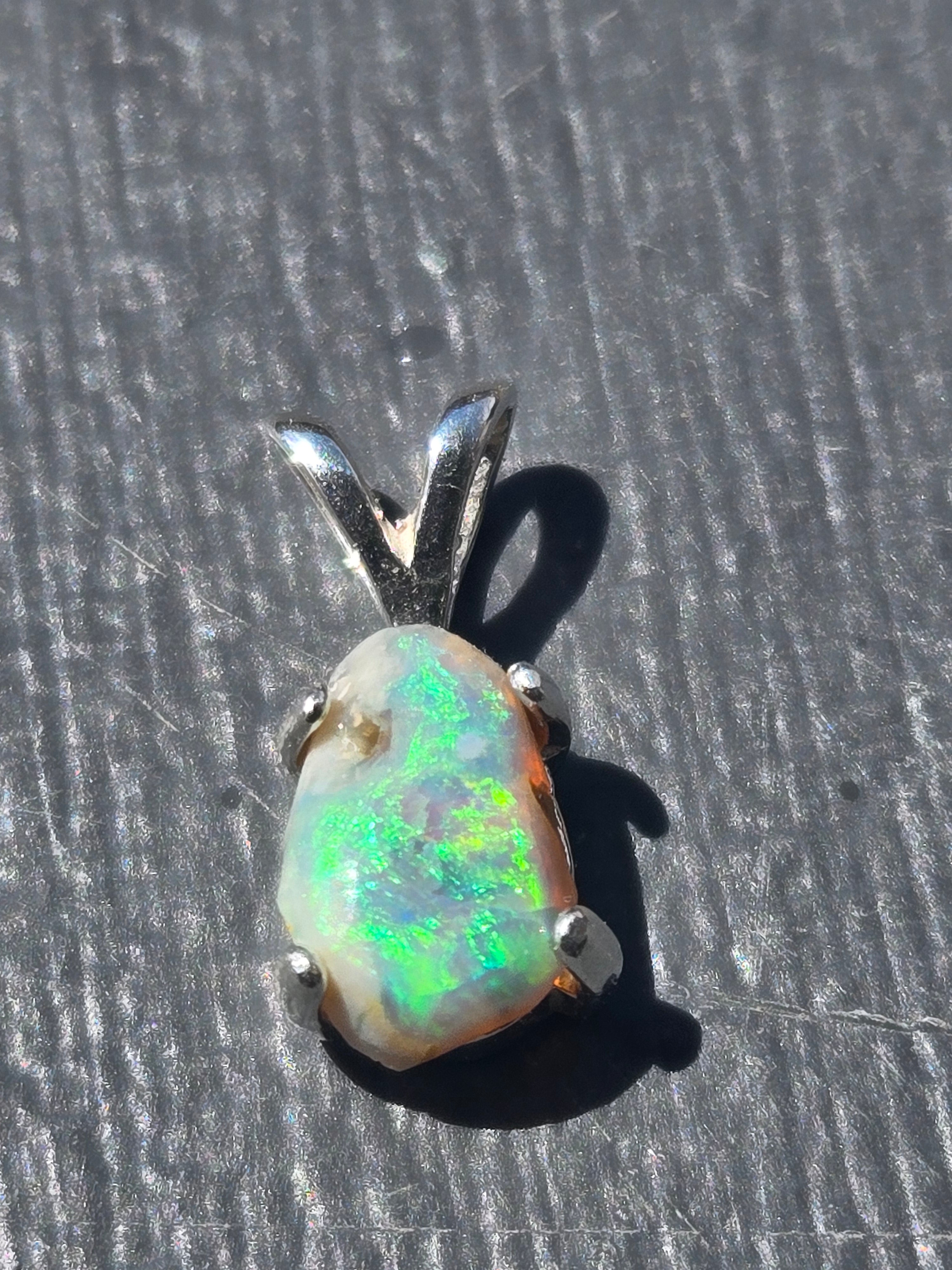 Australian opal pendant