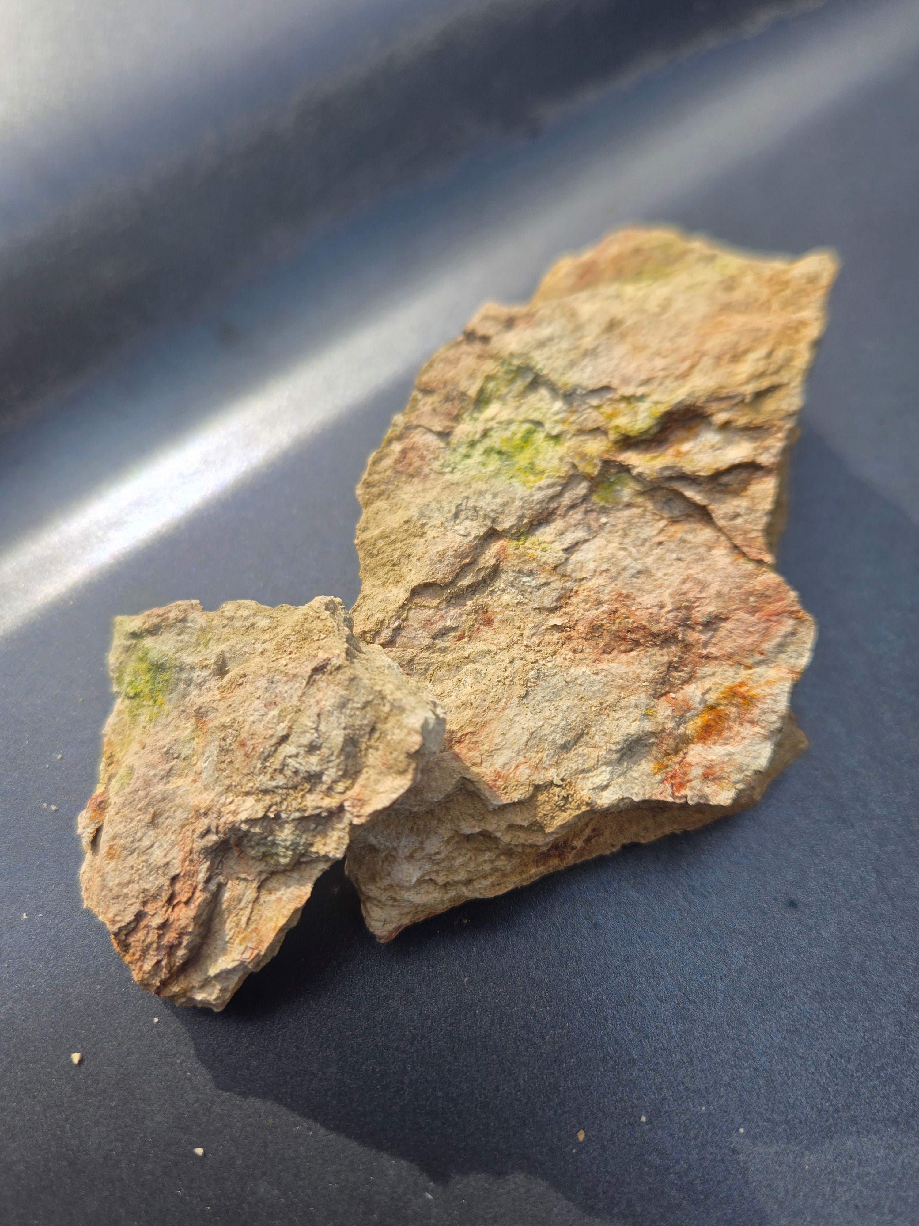 Autunite with carnotite