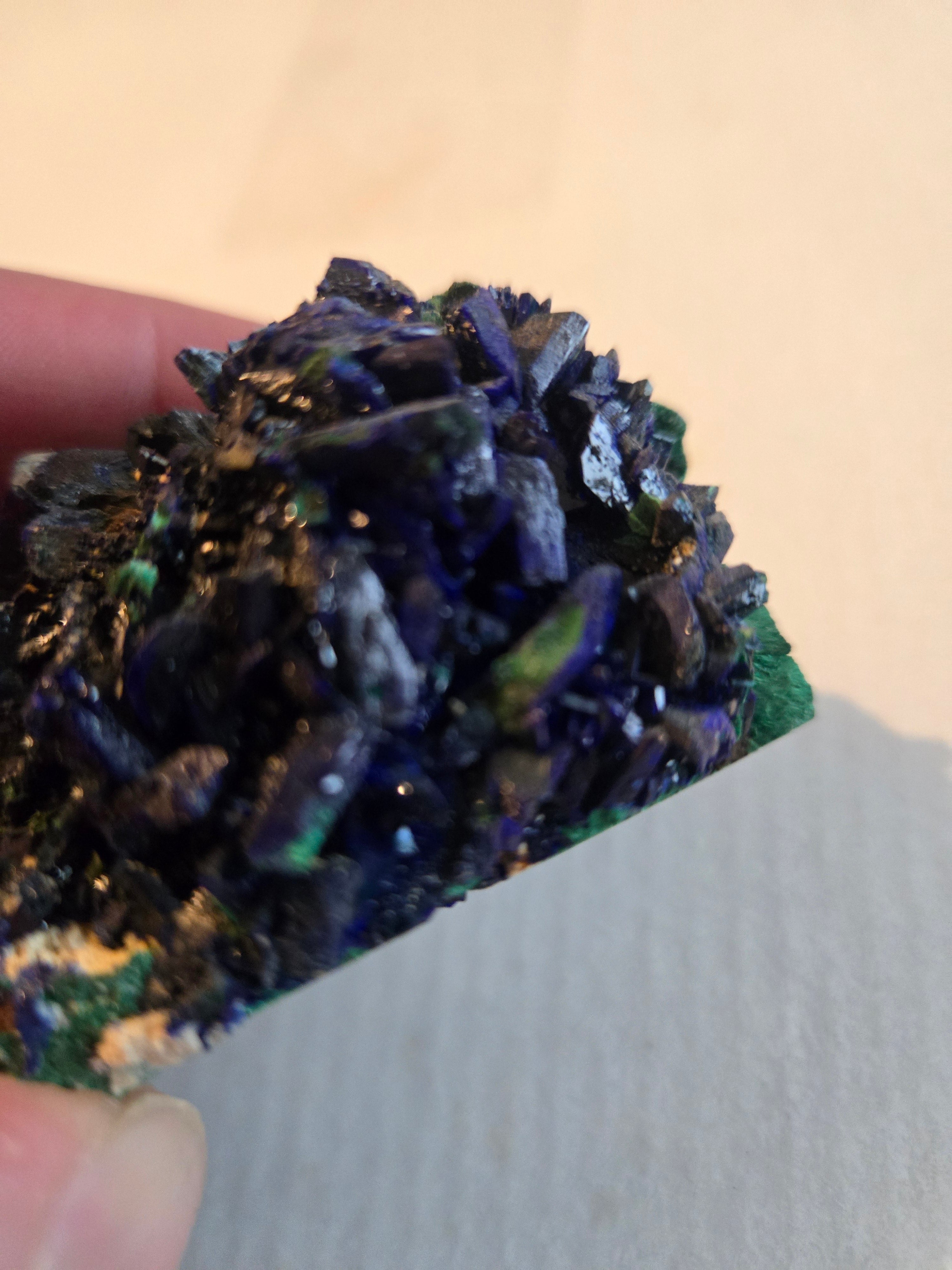Azurite and Malachite specimen
