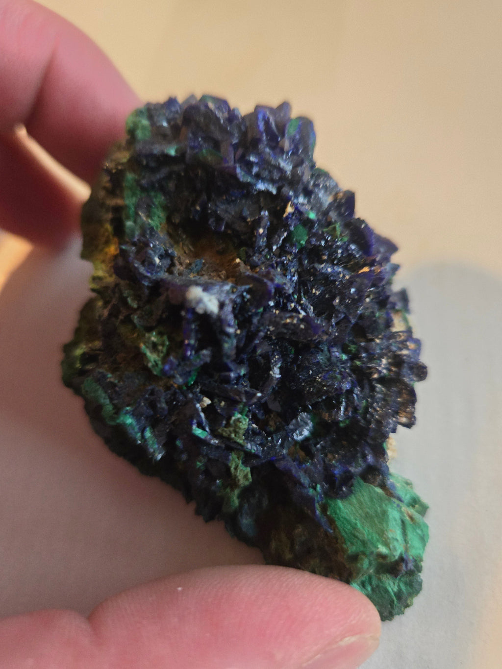 Azurite and Malachite specimen