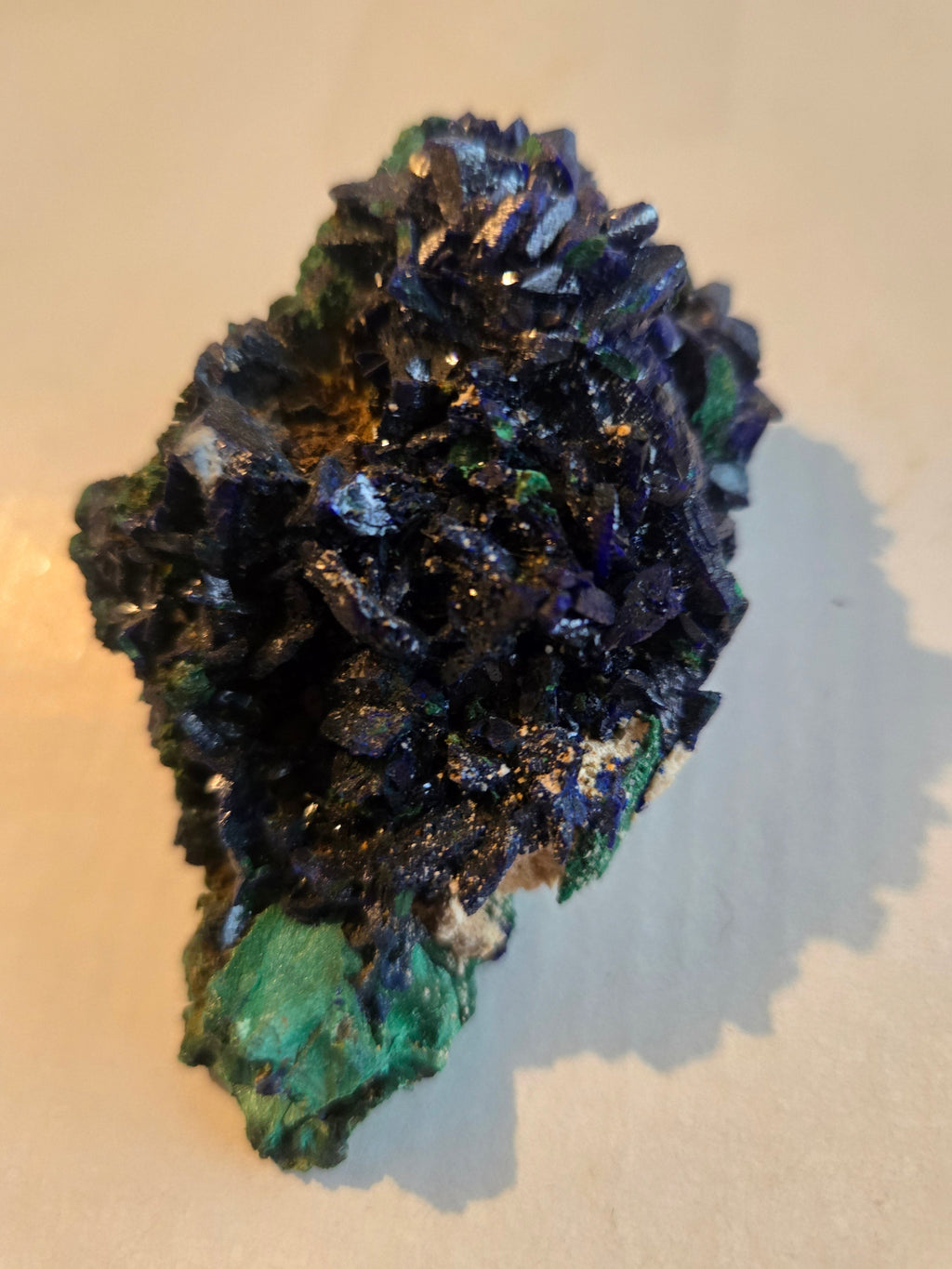 Azurite and Malachite specimen