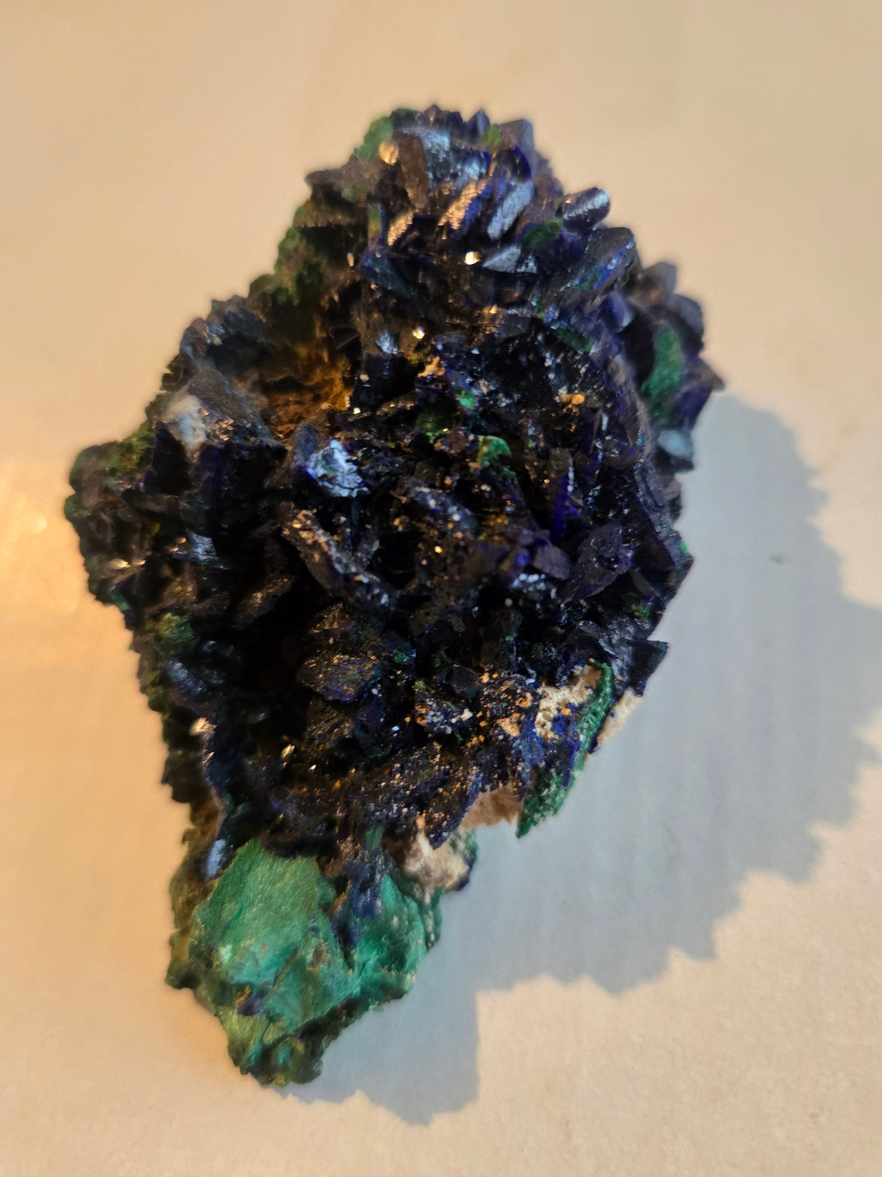 Azurite and Malachite specimen