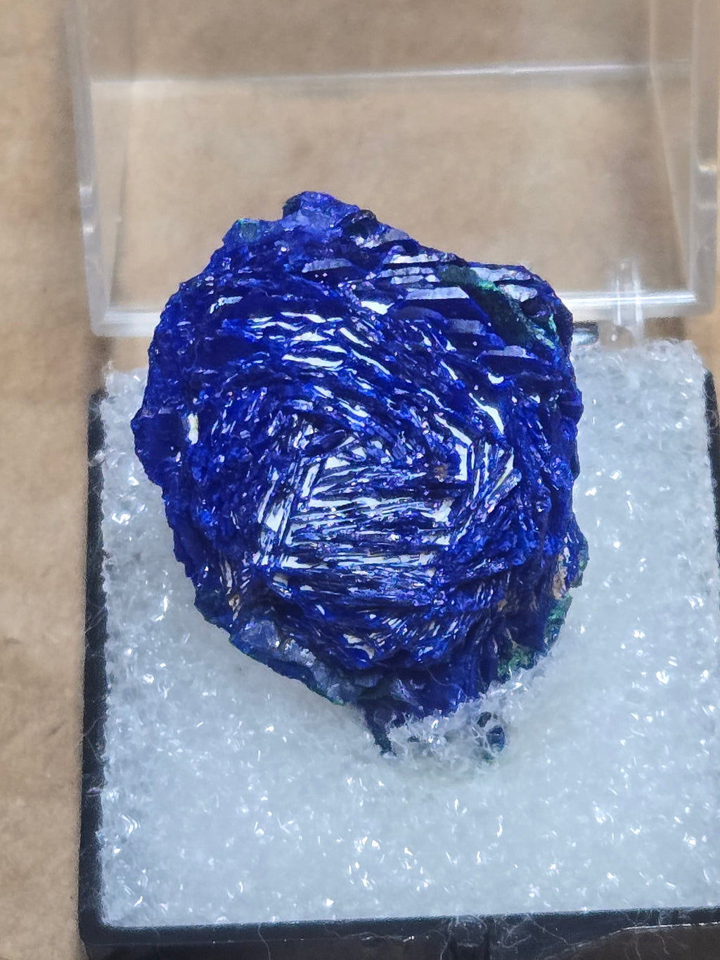 Azurite flower