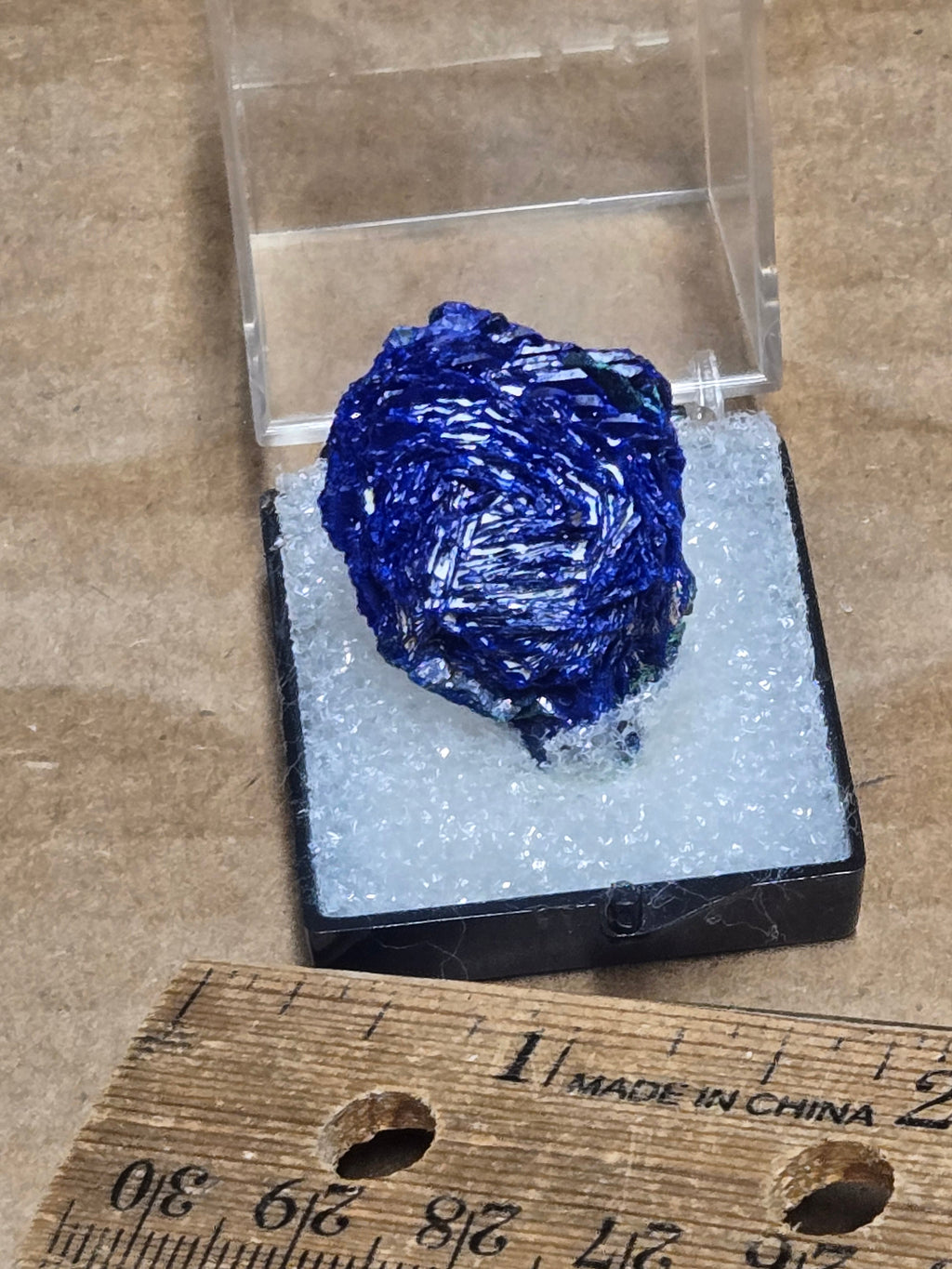 Azurite flower