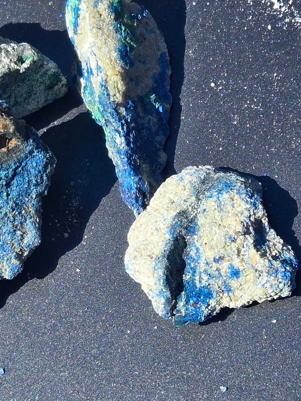 Azurite Malachite chalcocite