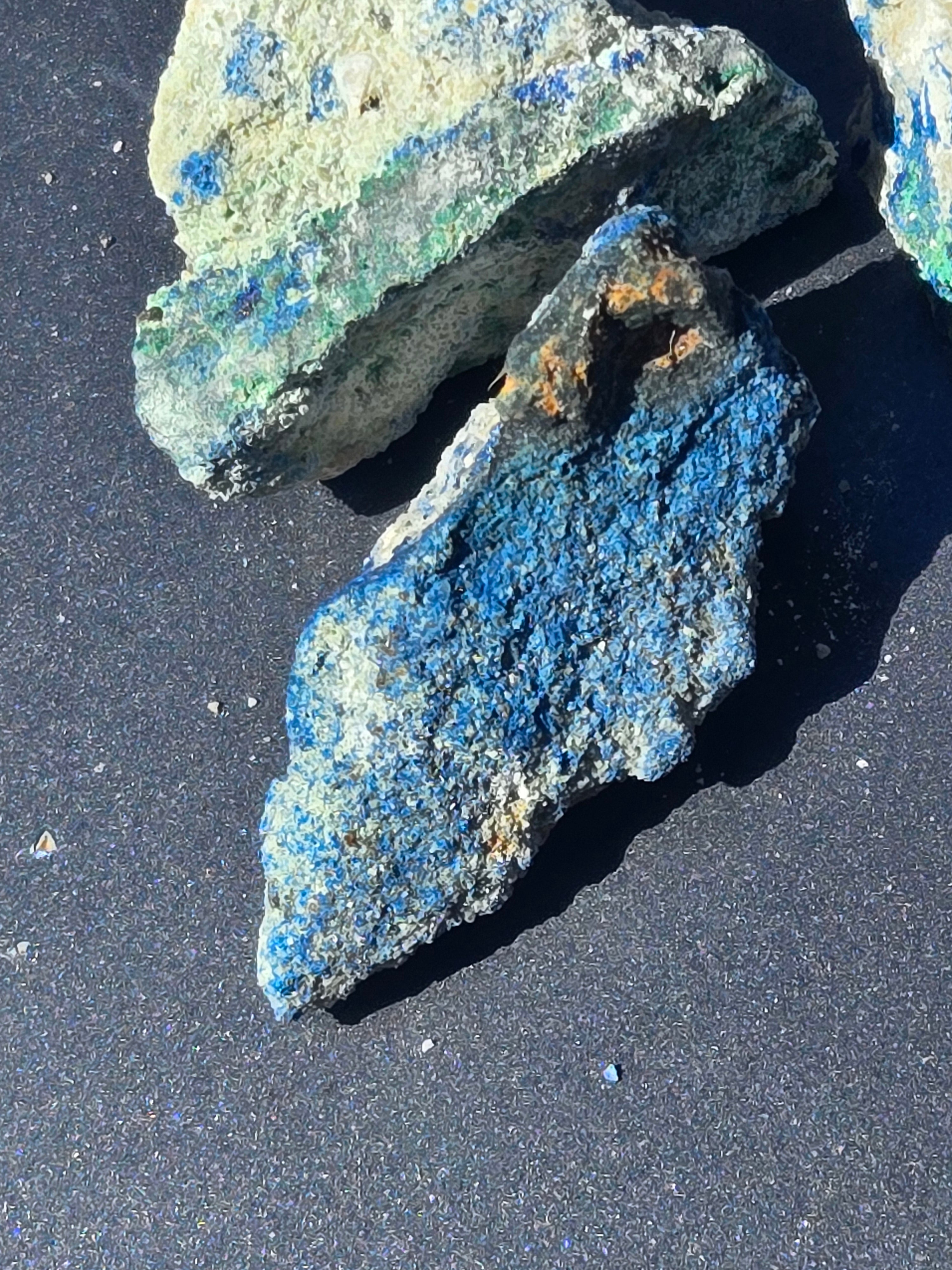 Azurite Malachite chalcocite