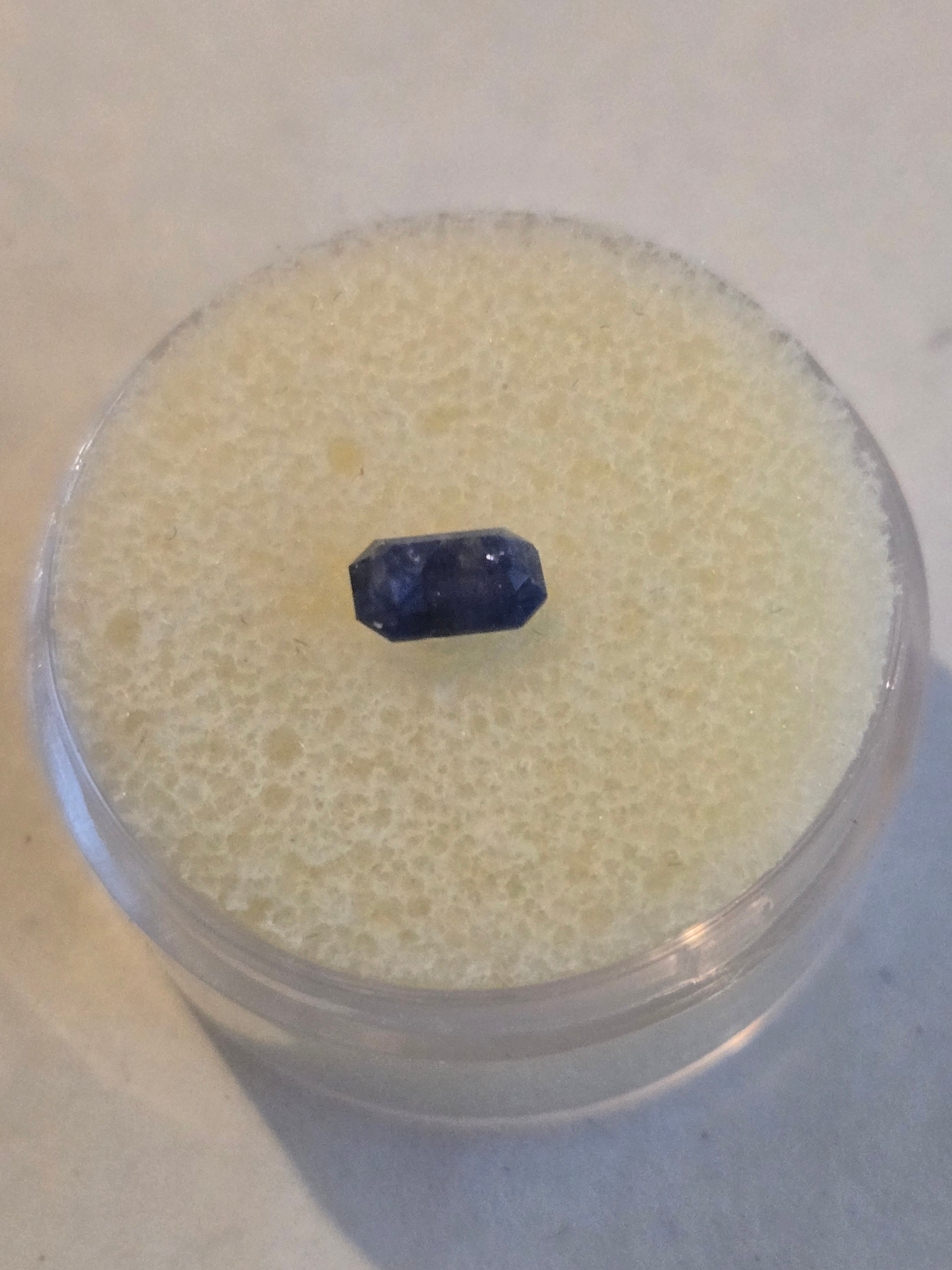 Benitoite Rare facet