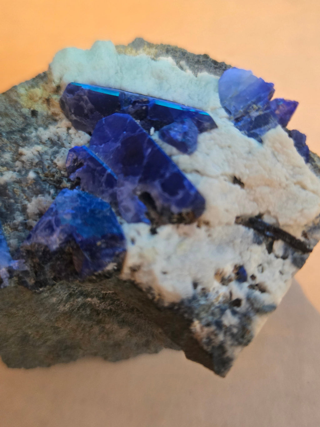 Benitoite specimen