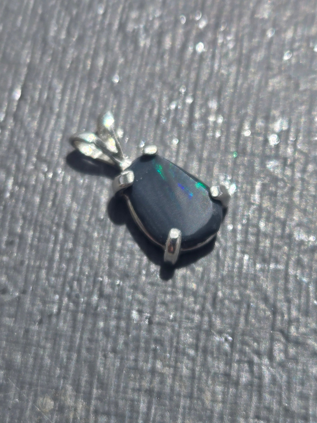 Black Opal pendant