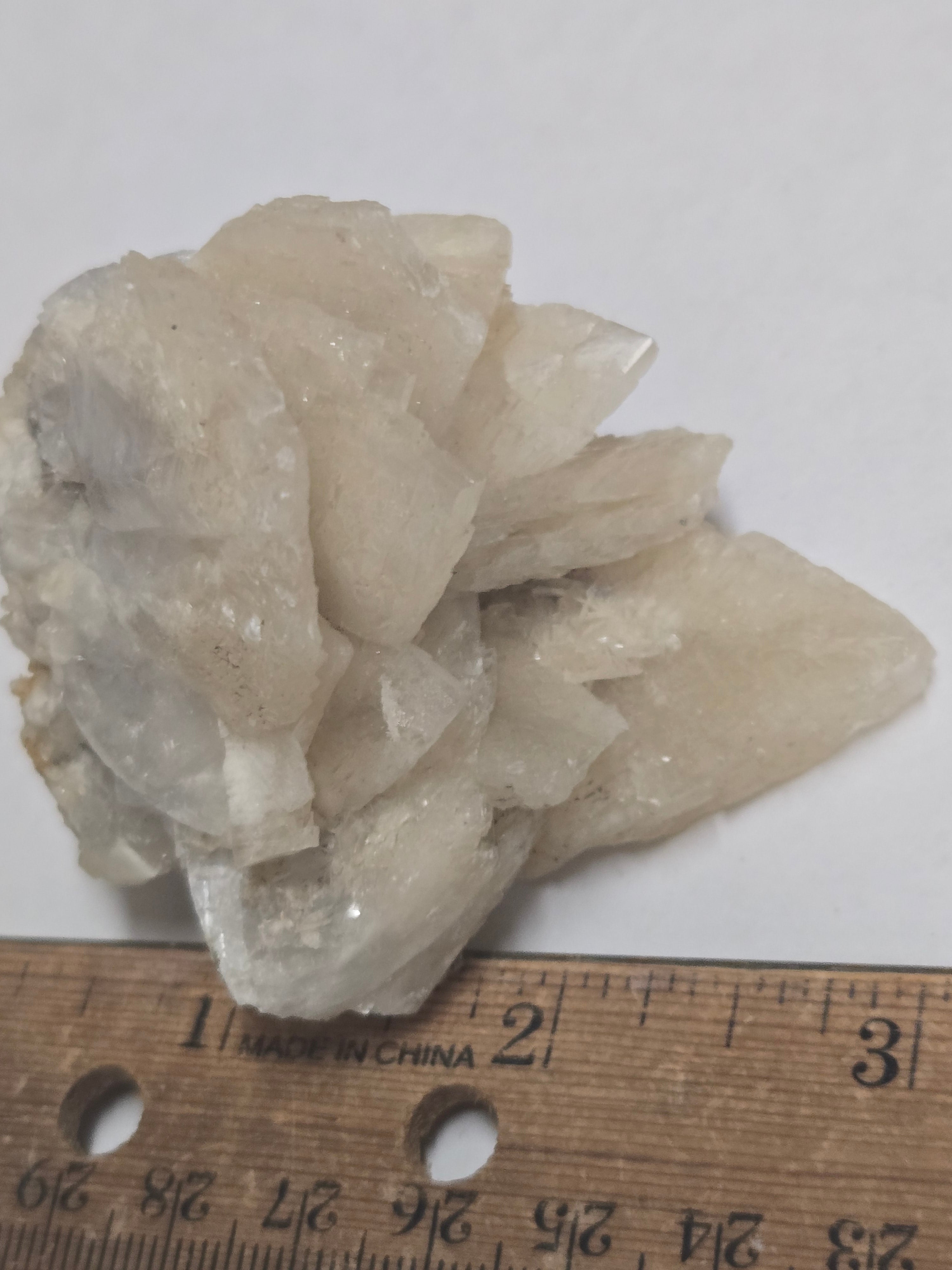Bladed White Barite specimen