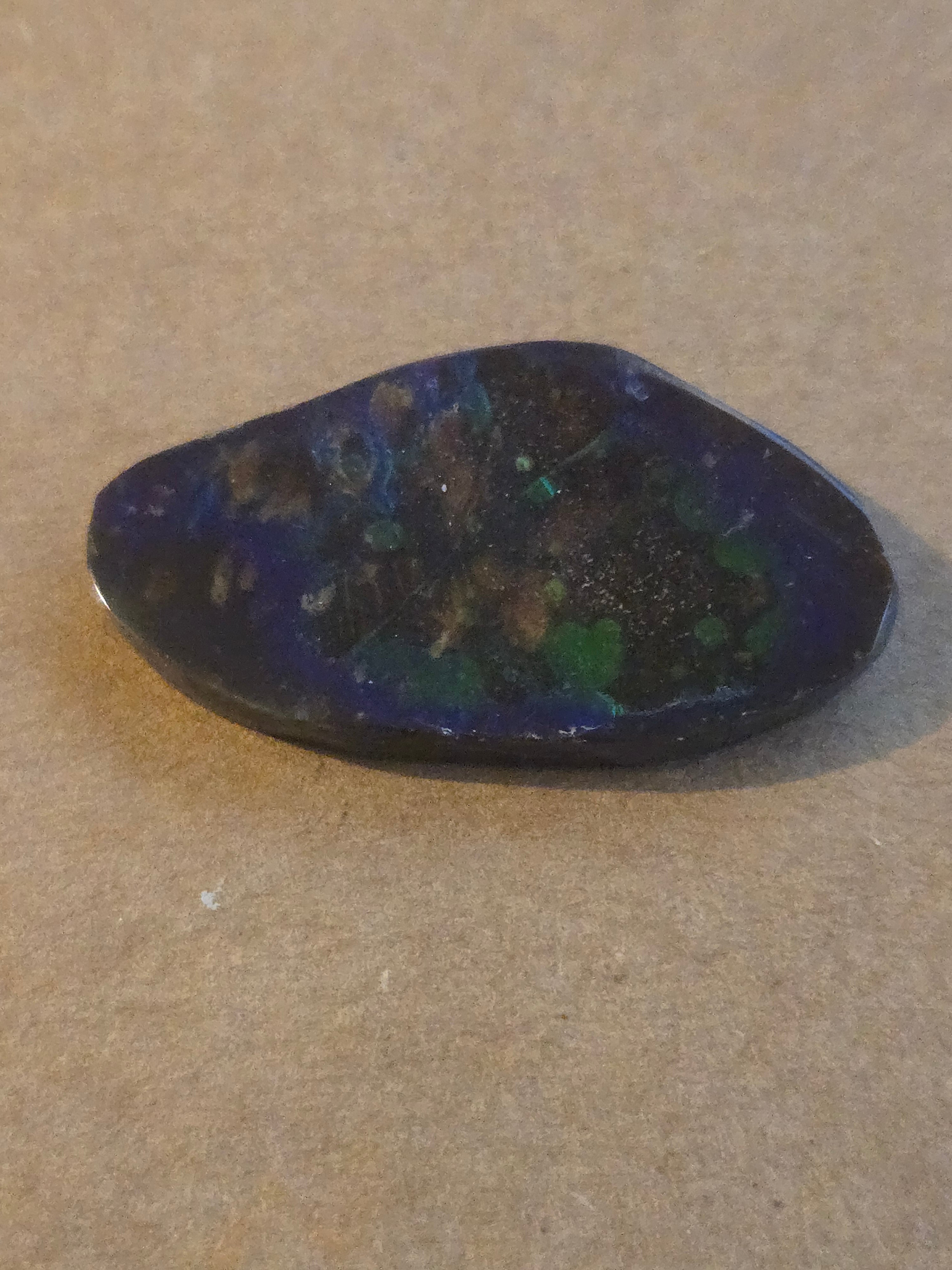 Blue ammolite