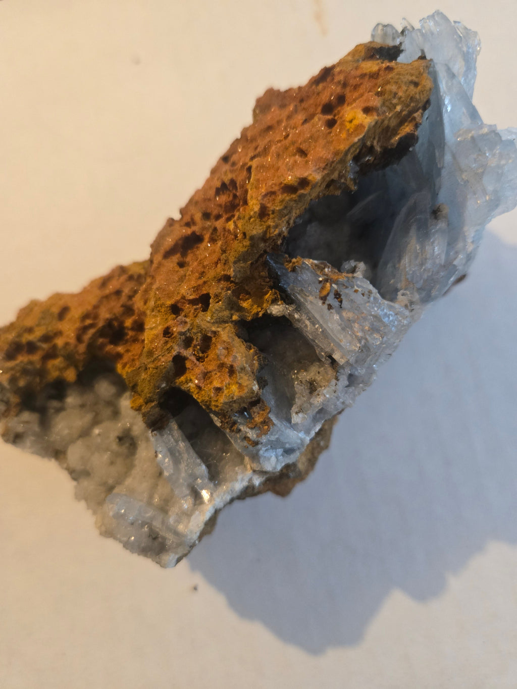 Blue barite